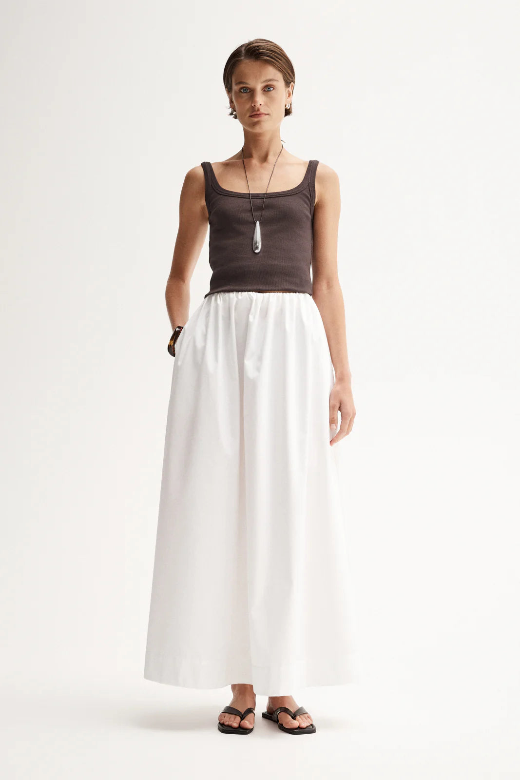 Elka Collective | Persi Tank - Chocolate