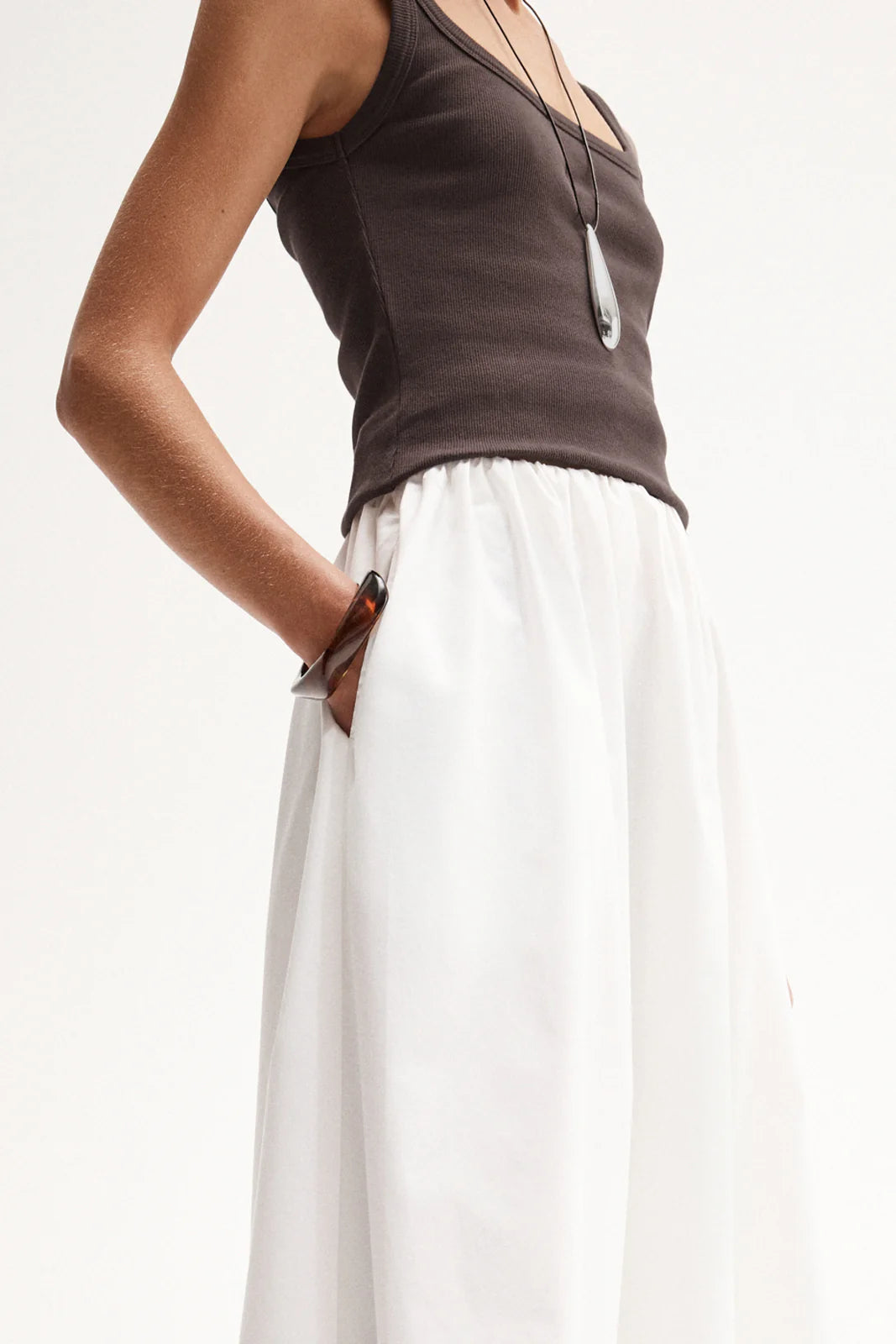 Elka Collective | Persi Tank - Chocolate