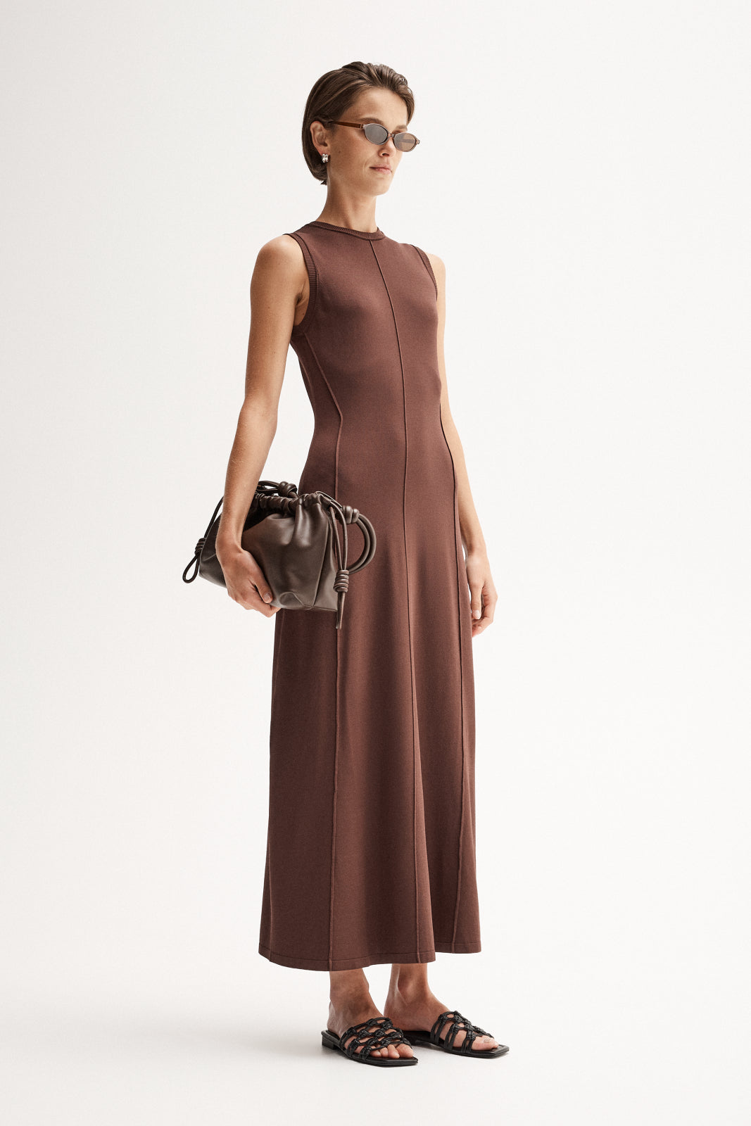 Elka Collective | Helene Maxi Dress - Chocolate
