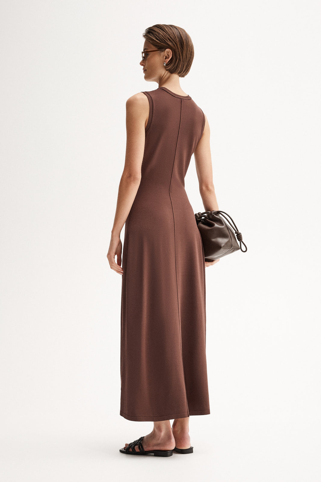 Elka Collective | Helene Maxi Dress - Chocolate