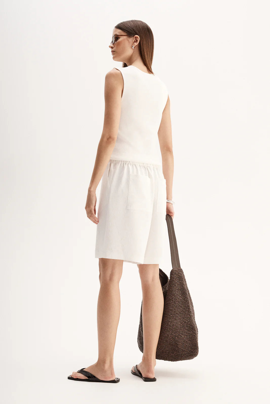 Elka Collective | Hayes Knit Top - White