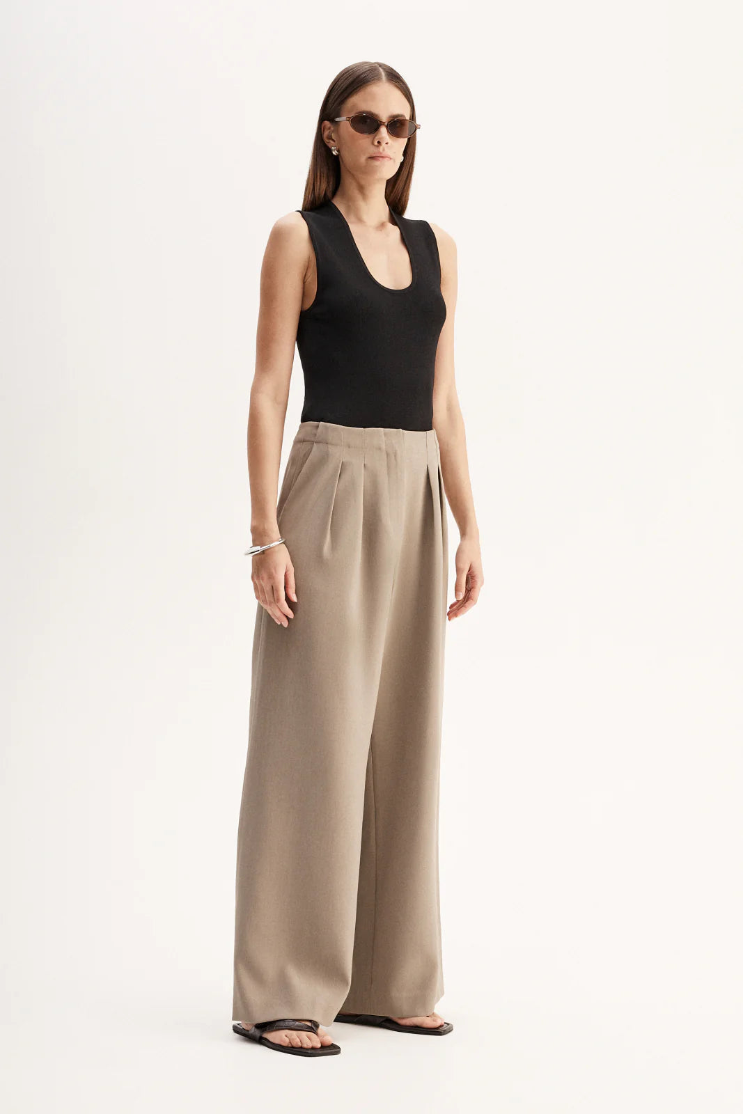 Elka Collective | Lora Pant - Taupe