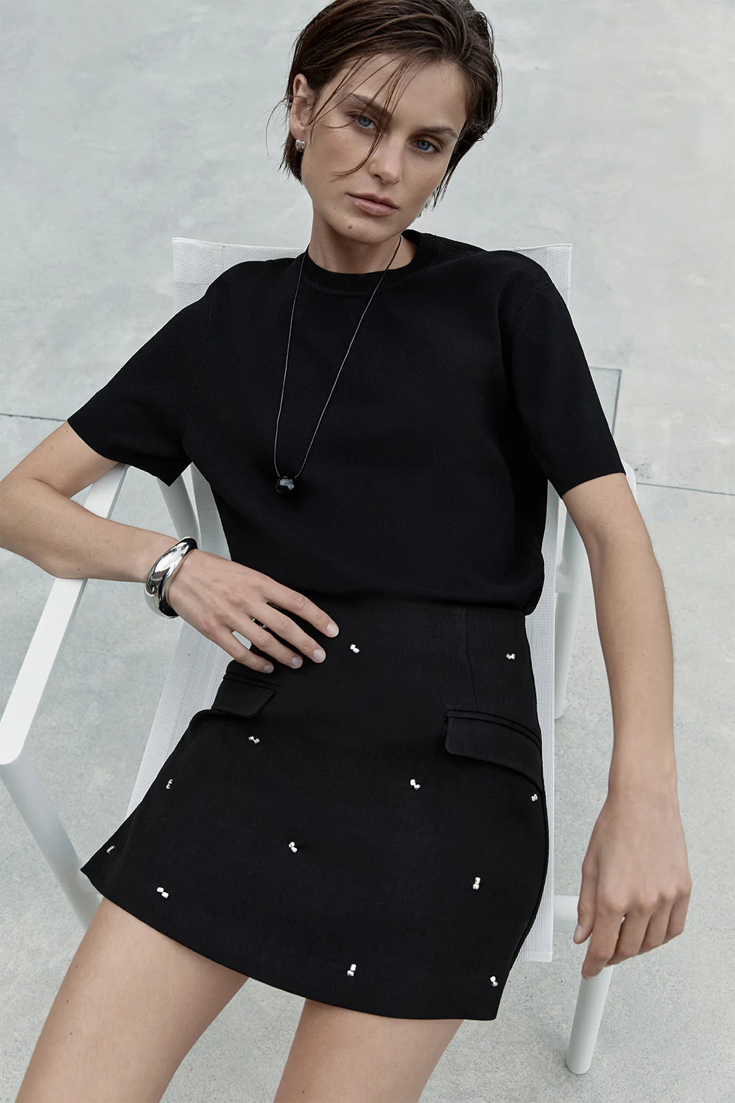 Elka Collective | Kylie Mini Skirt - Black