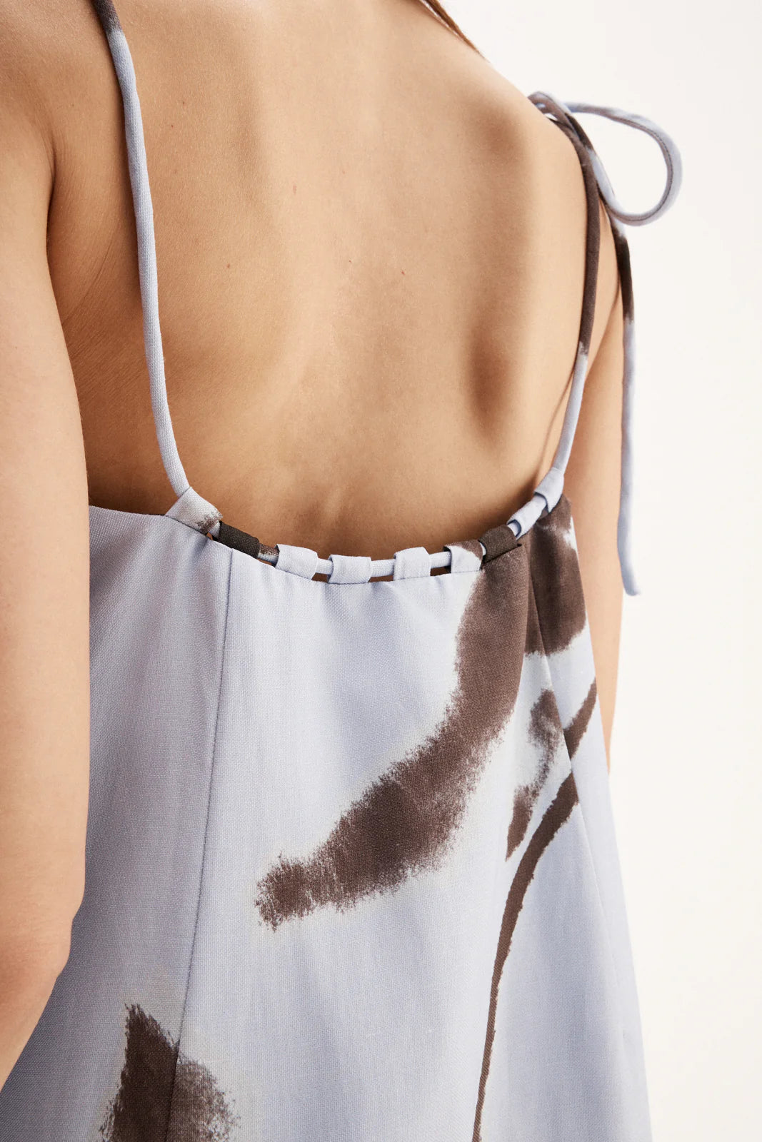 Elka Collective | Monet Mini Dress - Chocolate Floral Print