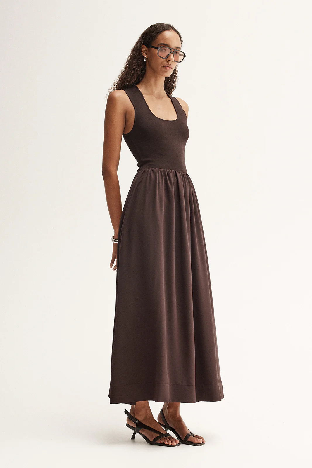 Elka Collective | Drew Maxi Dress - Chocolate