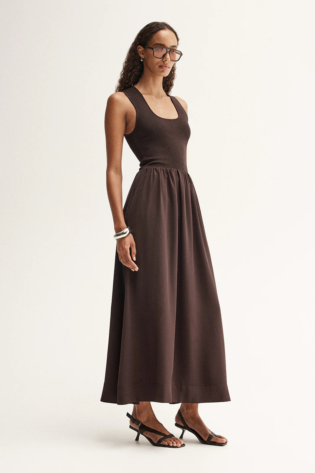 Elka Collective | Drew Maxi Dress - Chocolate
