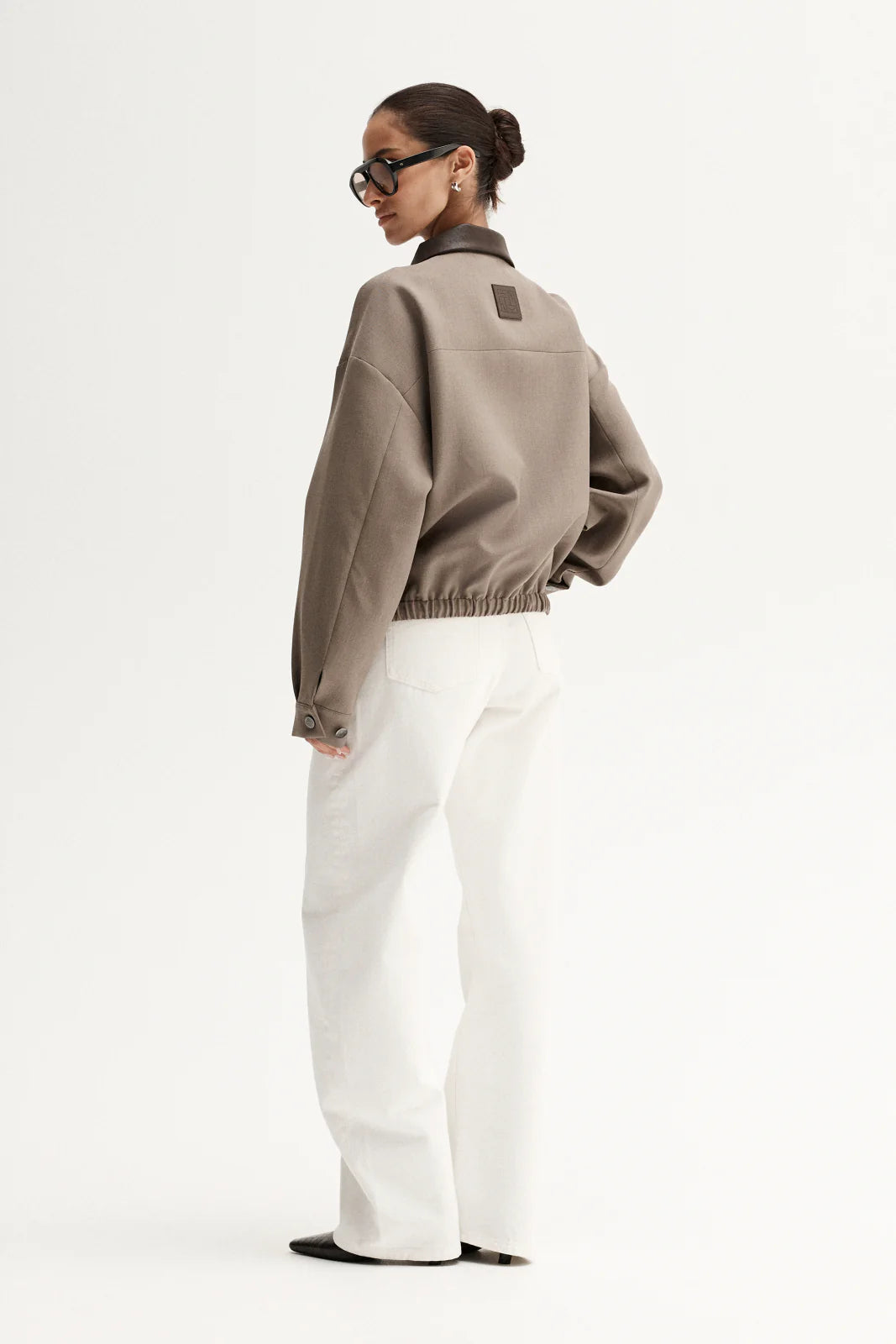 Elka Collective | Dora Bomber Jacket - Taupe