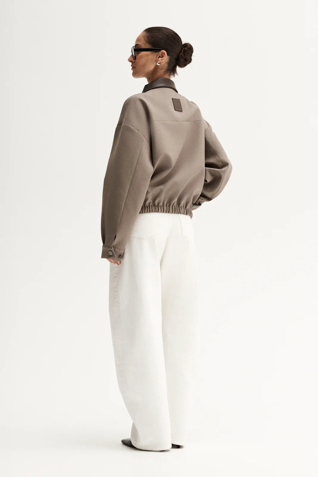 Elka Collective | Dora Bomber Jacket - Taupe