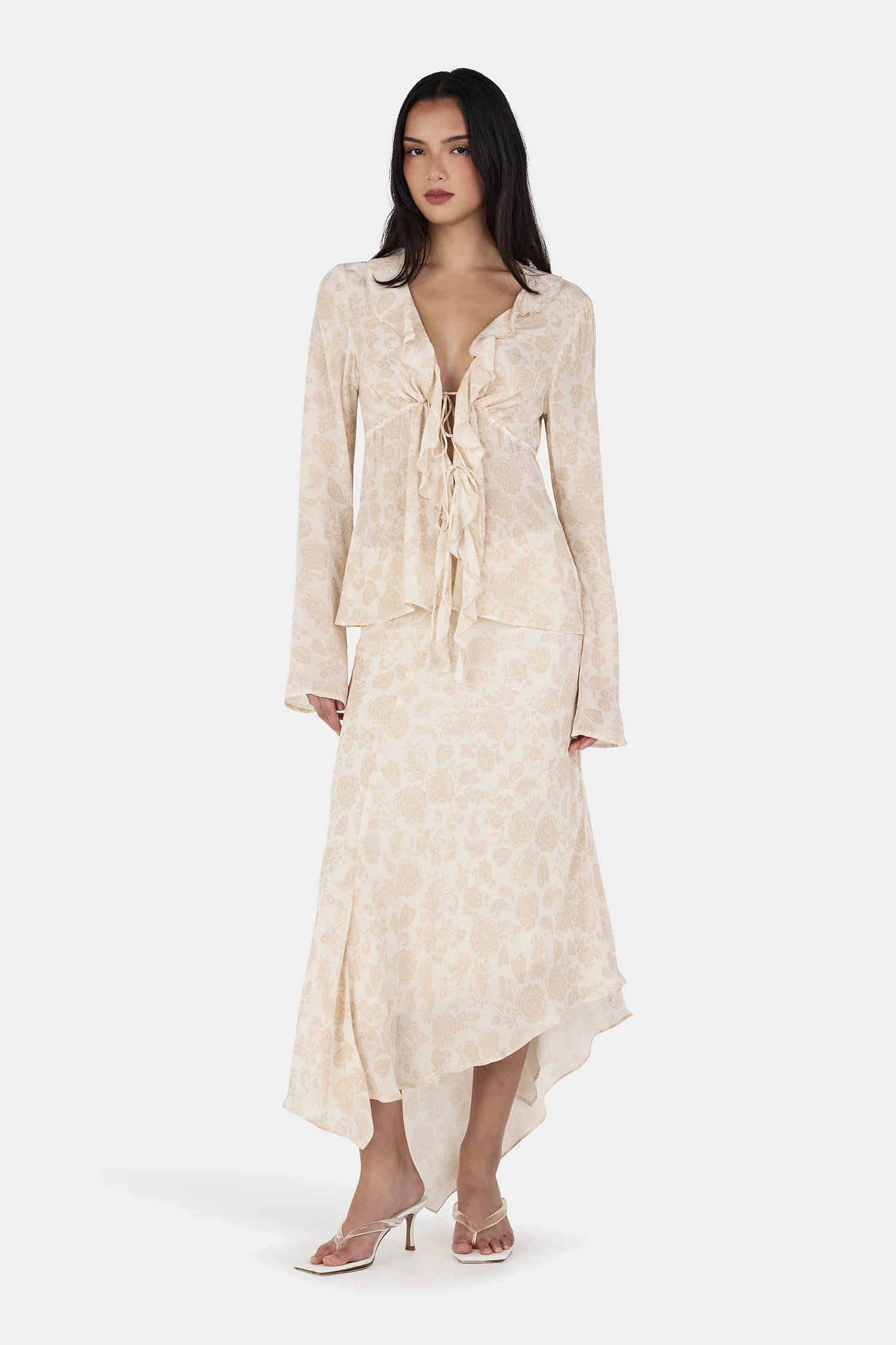 Ownley | Karlie LS Top - Western Bloom