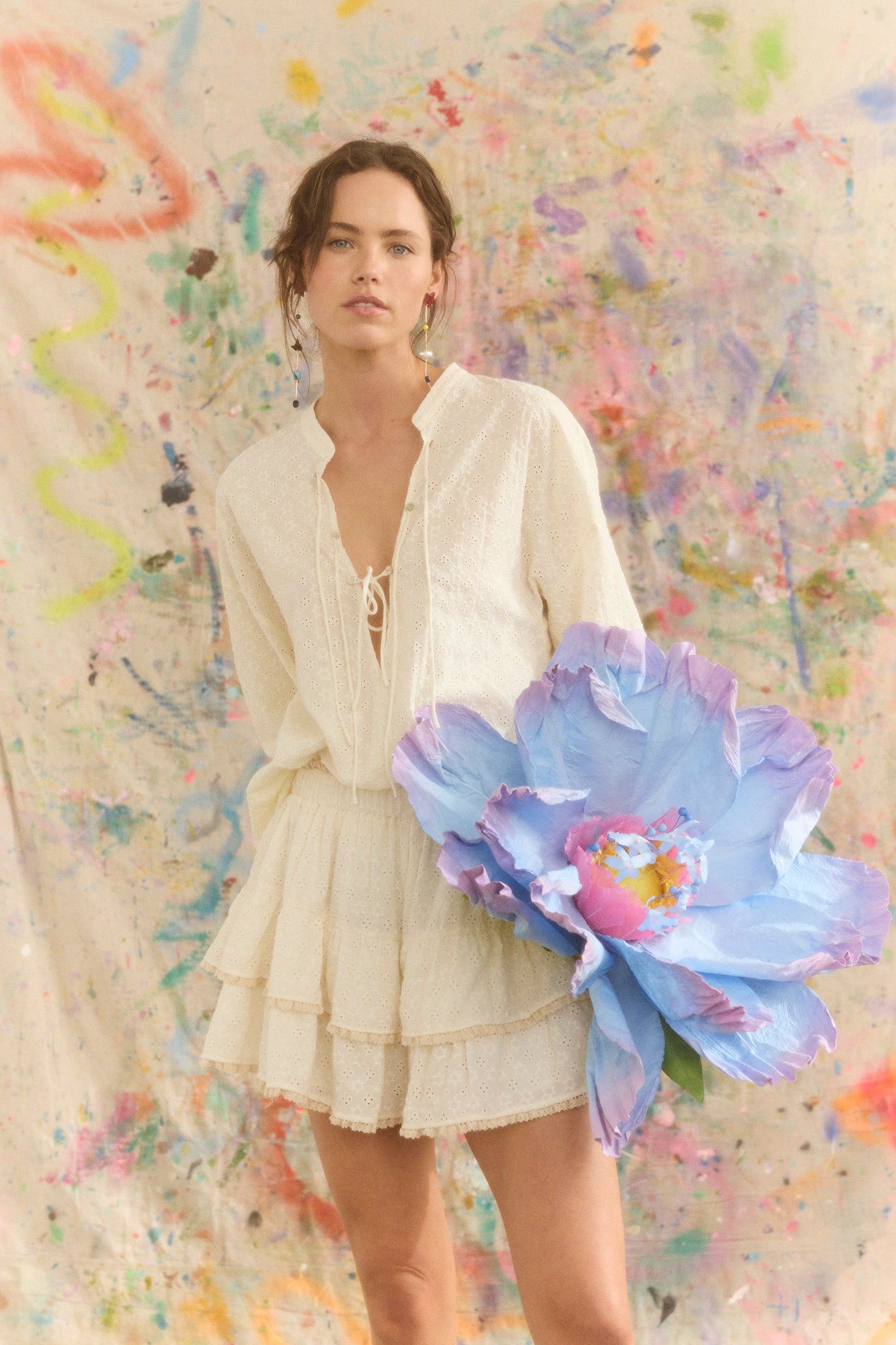 Kinga Csilla | Kaya Anglaise Alba Blouse