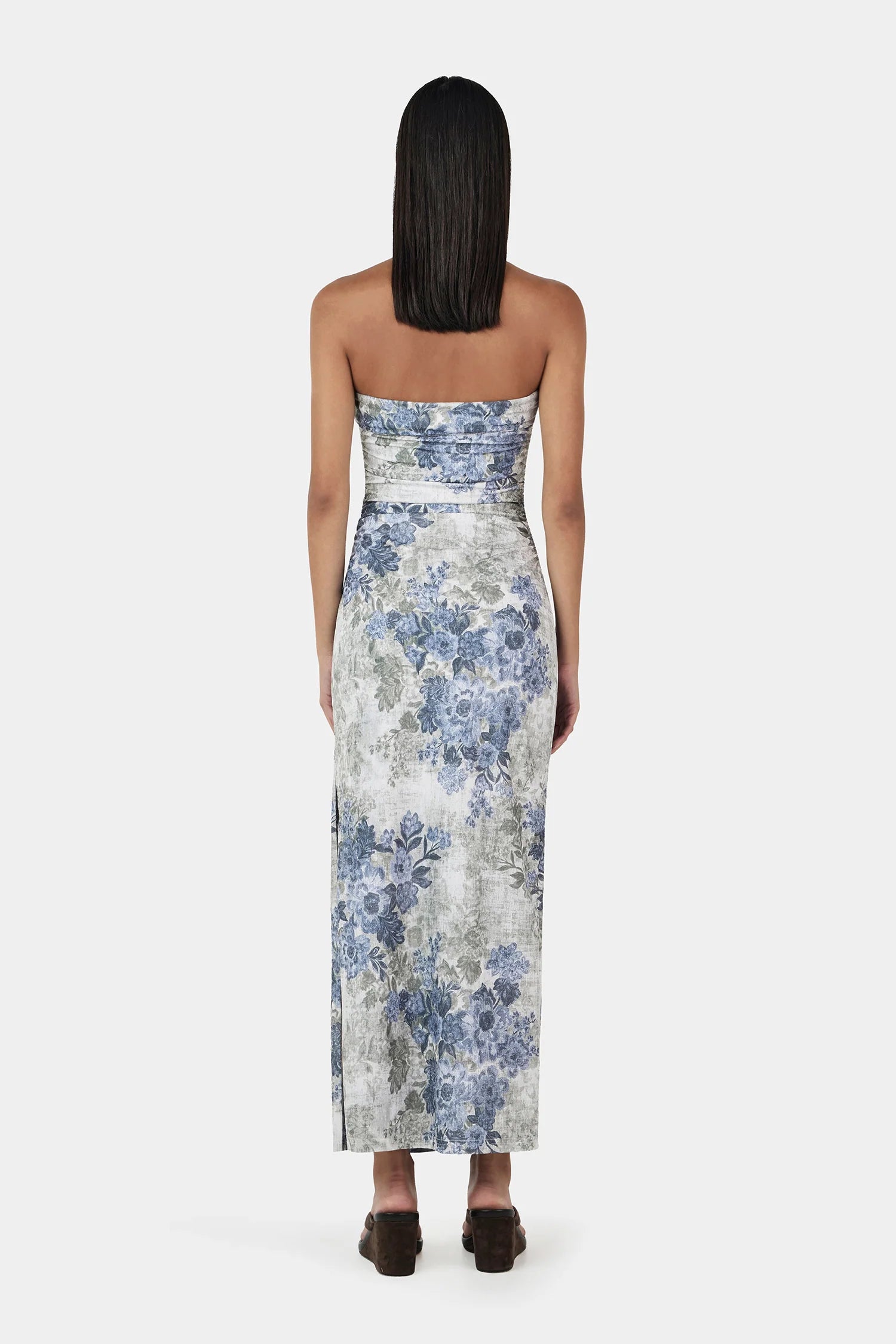 Ownley | Keke Midi Dress - Botanic Denim