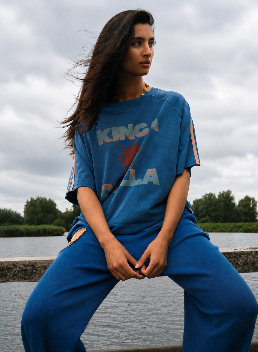Kinga Csilla | Sunset Tee - Blue