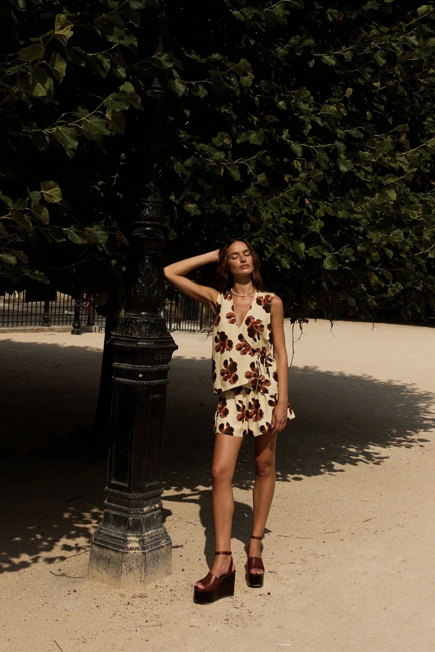 Summi Summi | Wrap Vest - Butter Fleur