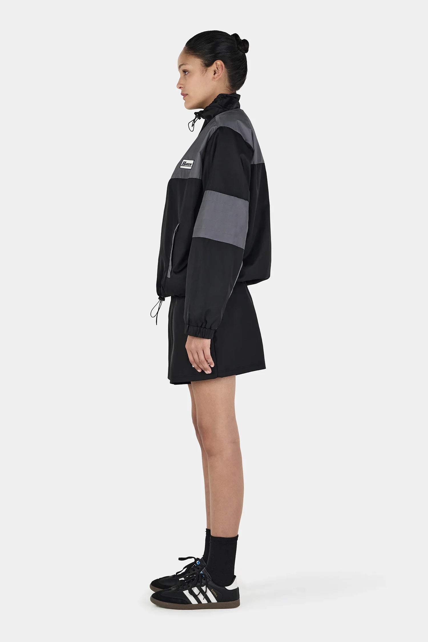 Hansen & Gretel | Lilista Windcheeter - Charcoal/Black
