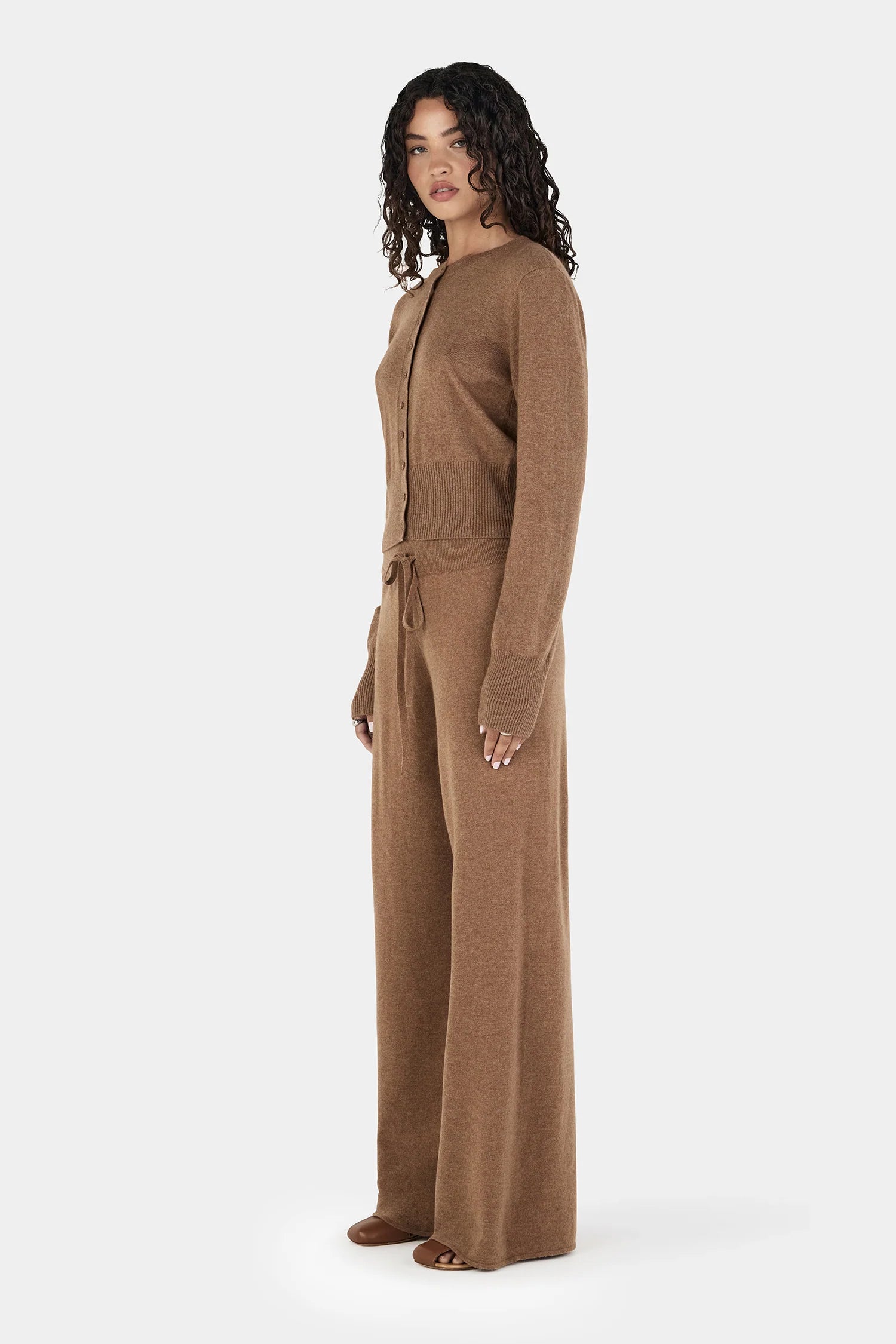 Hansen & Gretel | Lucielle Cashmere Cardigan - Toffee
