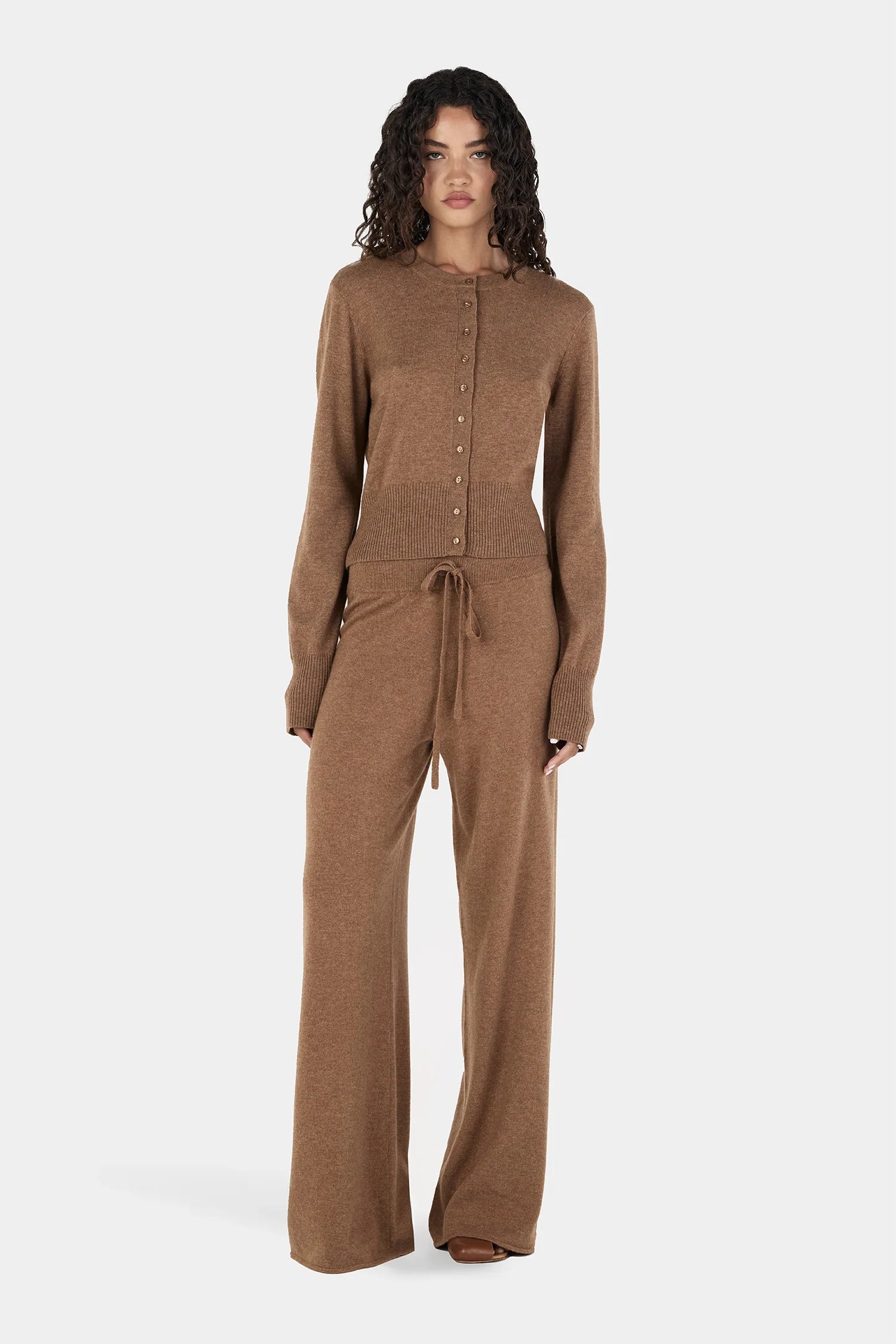 Hansen & Gretel | Lucielle Cashmere Cardigan - Toffee