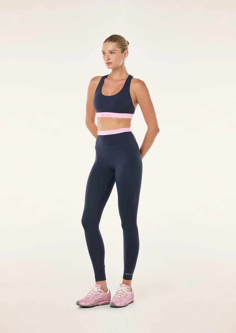 PE Nation | Lumify Sports Bra - Marine Blue