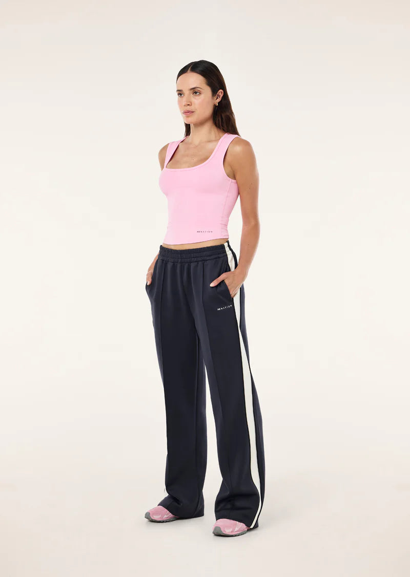 PE Nation | Man Down Track Pant - Marine Blue/Whisper White