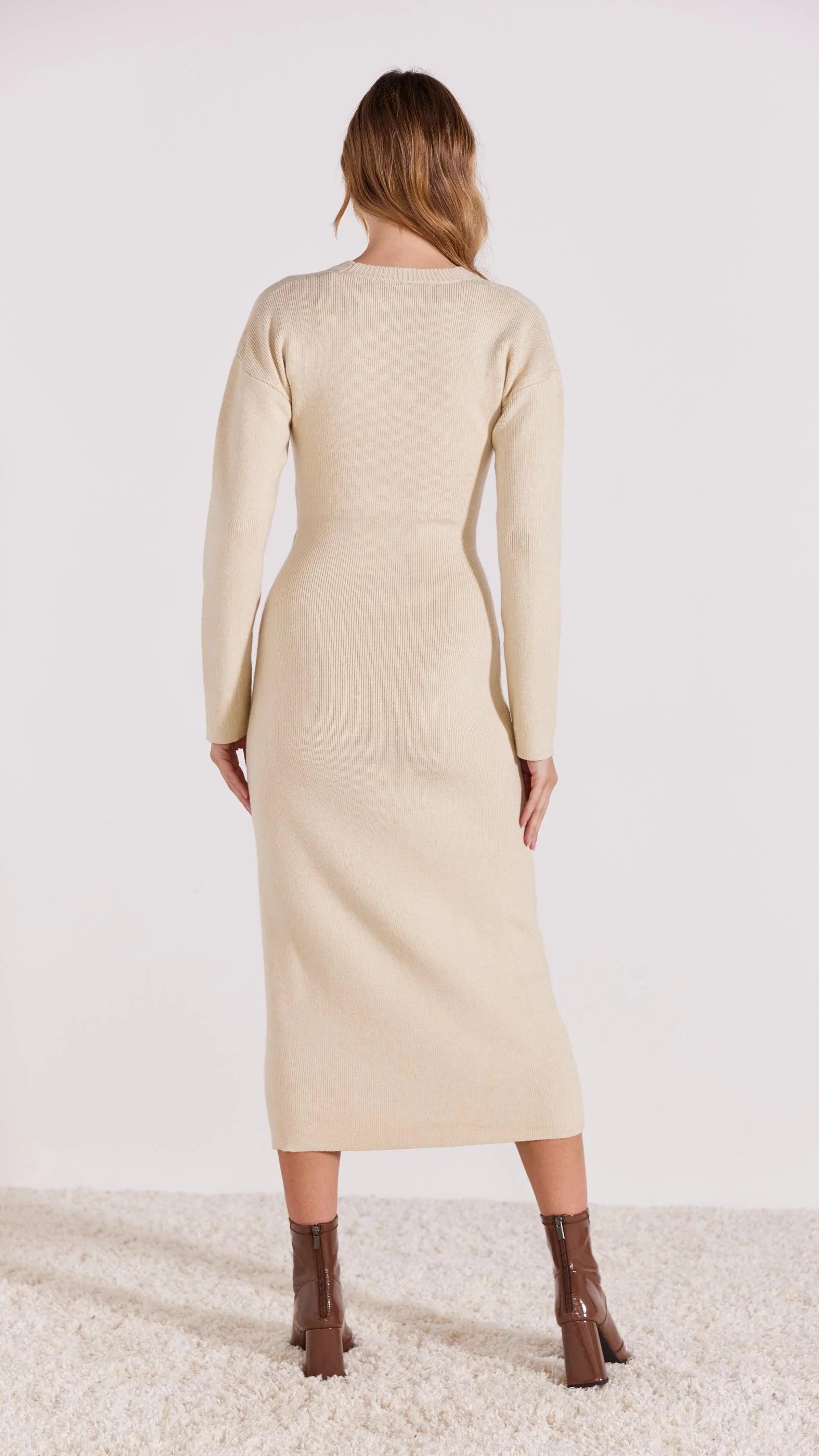 Marika Wrap Knit Dress