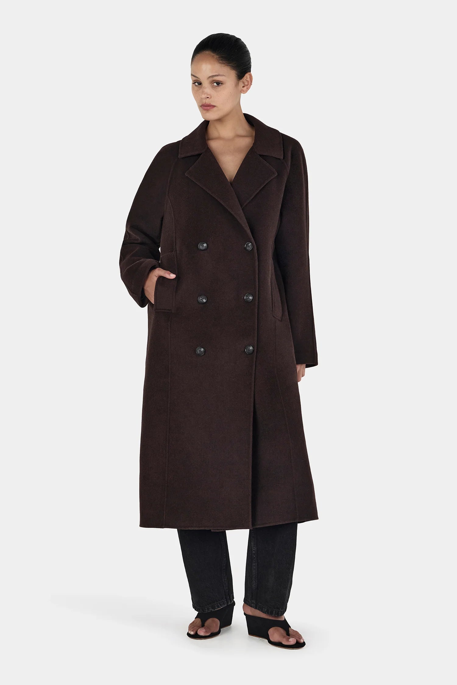 Hansen & Gretel | Mathews Coat Regular - Chocolate