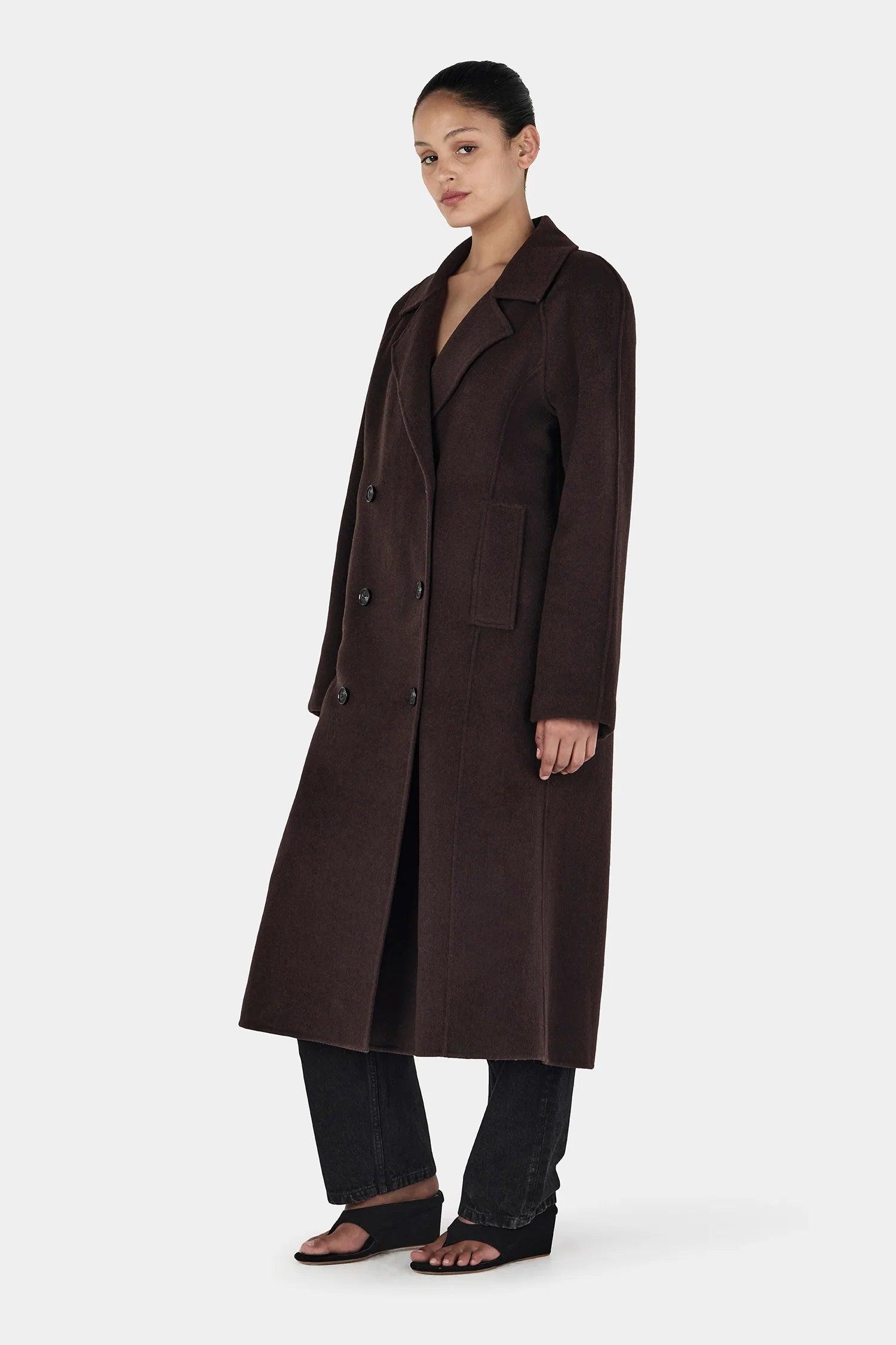 Hansen & Gretel | Mathews Coat Regular - Chocolate
