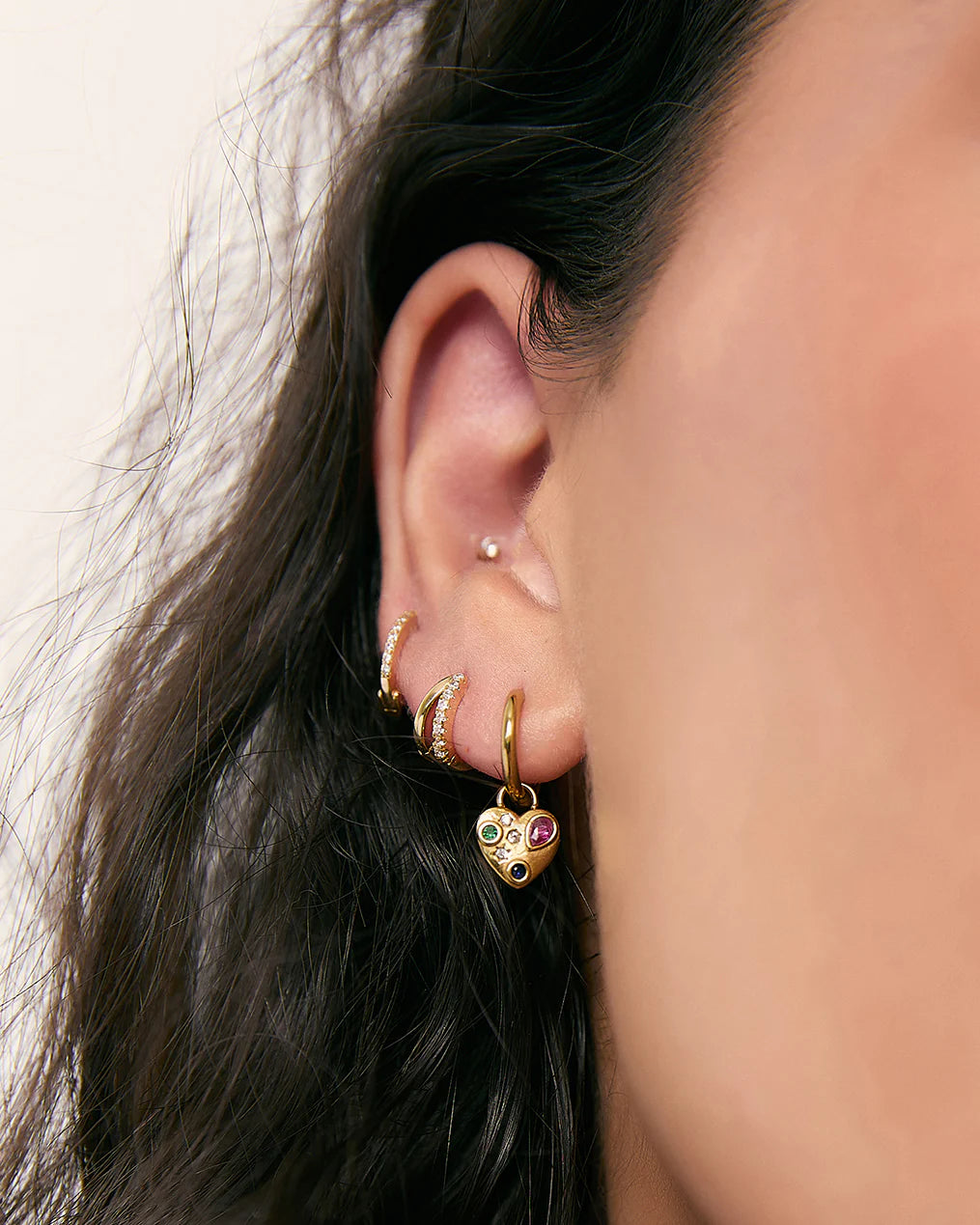Arms Of Eve | Bisou Heart Earrings\ Australia