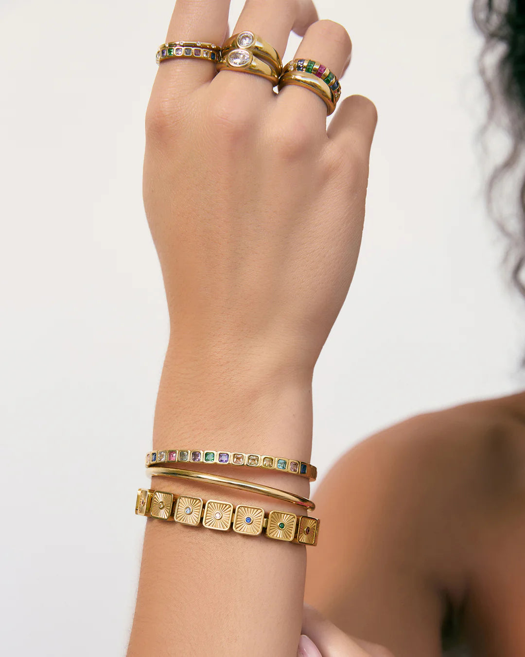 Arms Of Eve | Quinn Gold Cuff - Multi | Australia