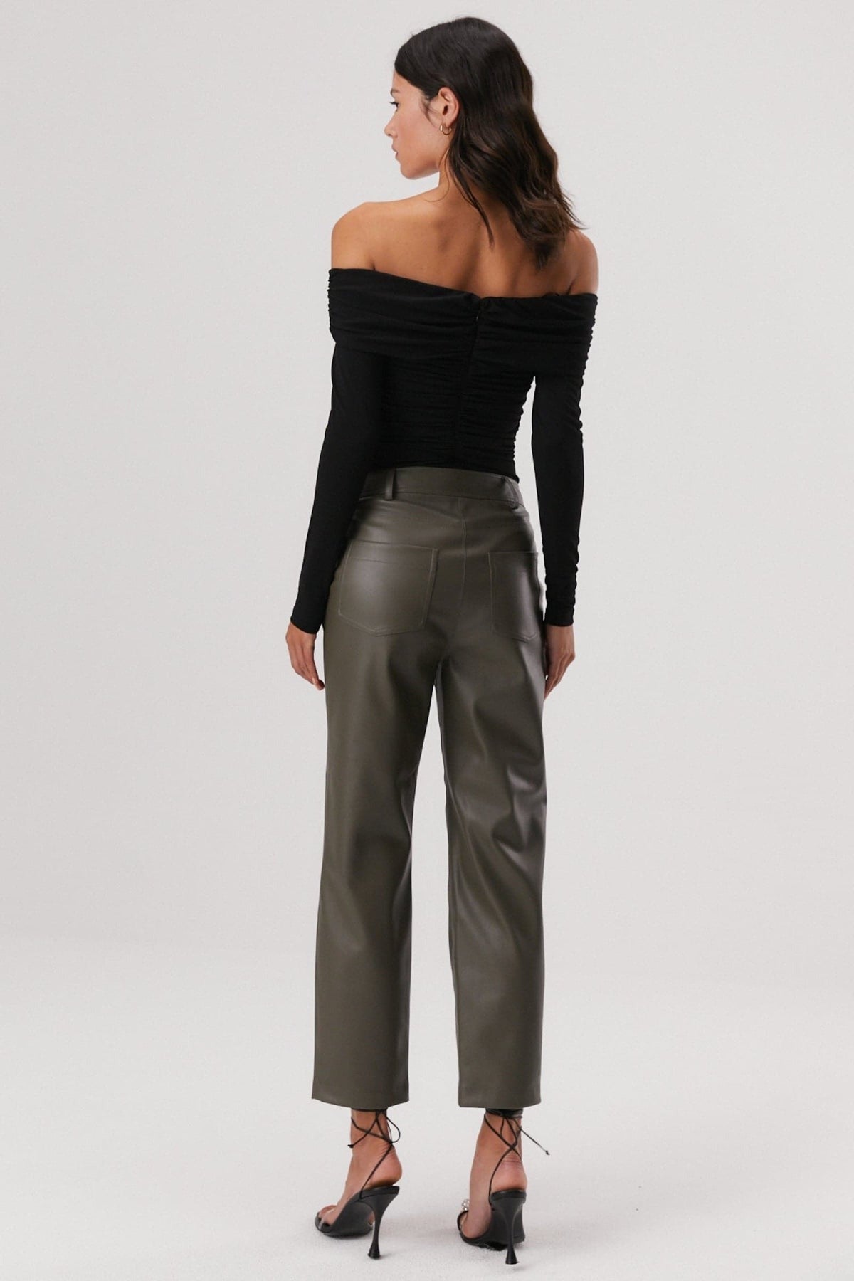 Misha Komora off shoulder bodysuit black