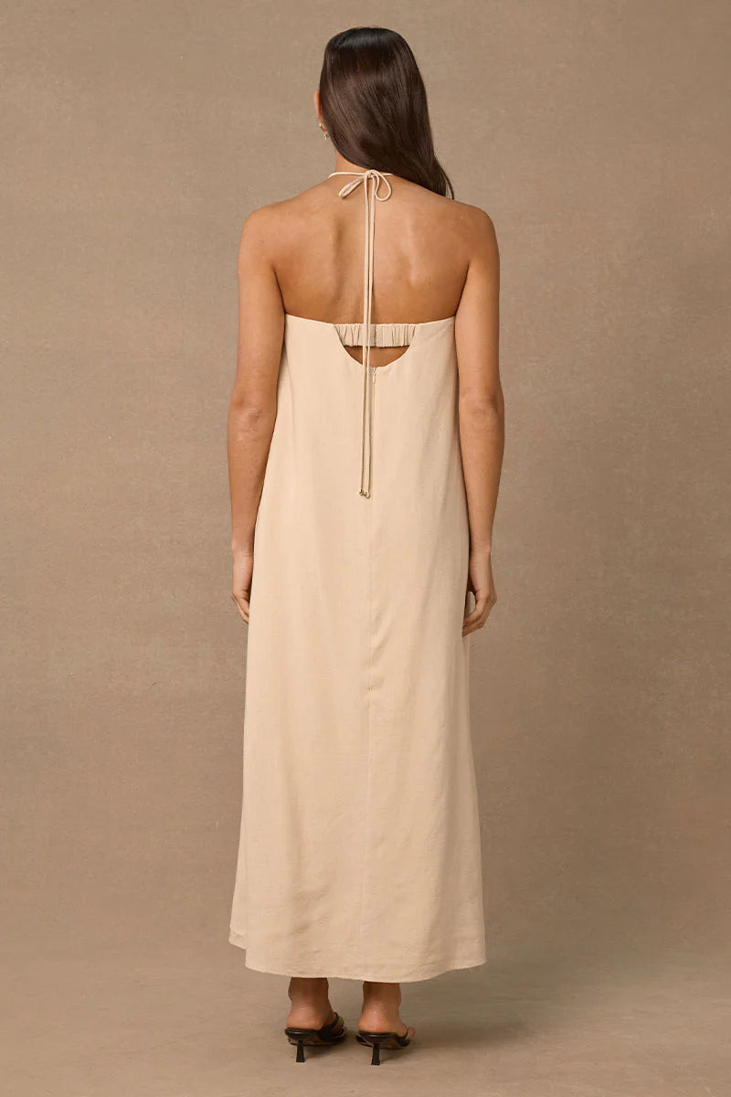 Mon Renn | Aelia Midi Dress - Sand