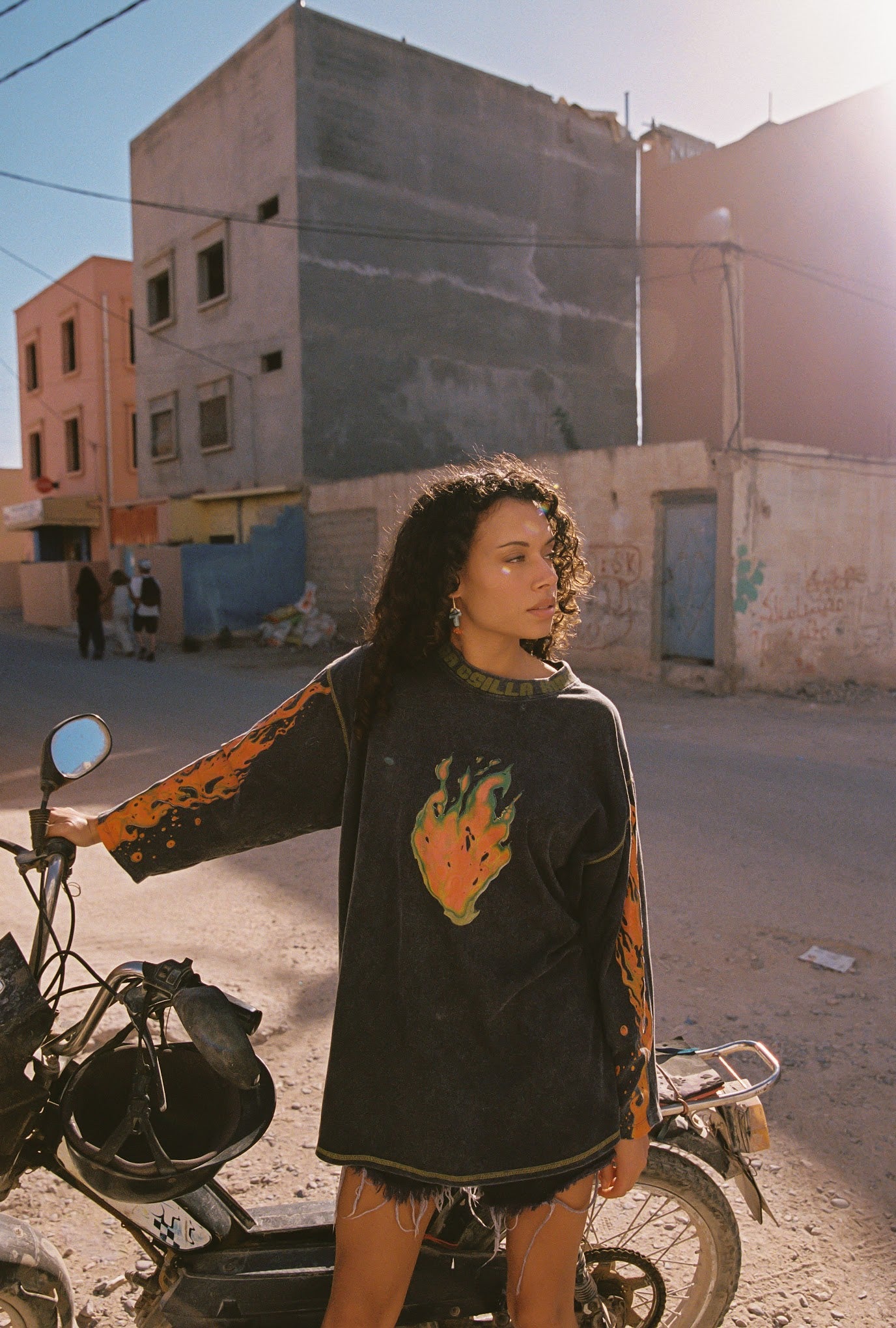 Kinga Csilla | Flaming Heart Tommy Tee