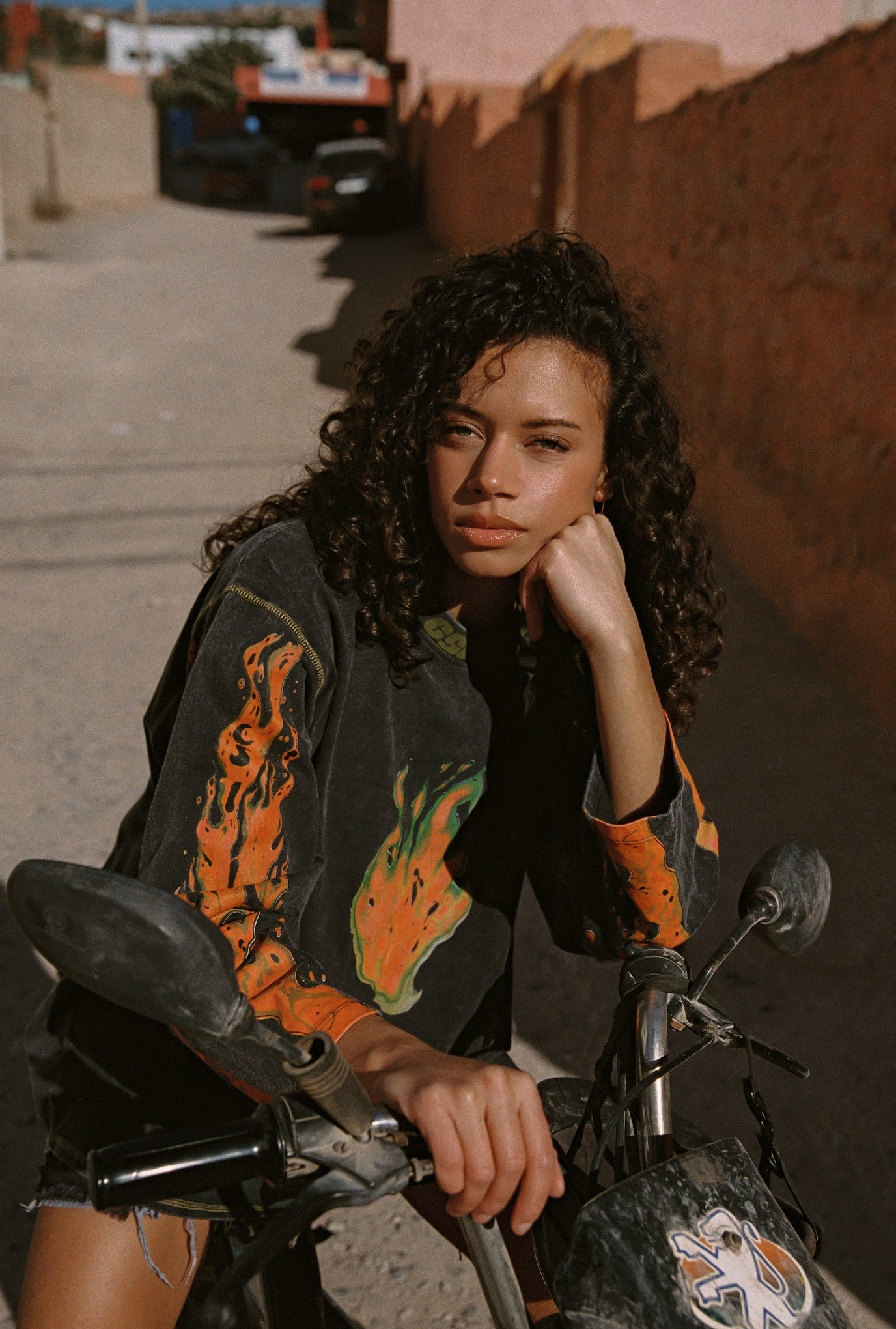 Kinga Csilla | Flaming Heart Tommy Tee