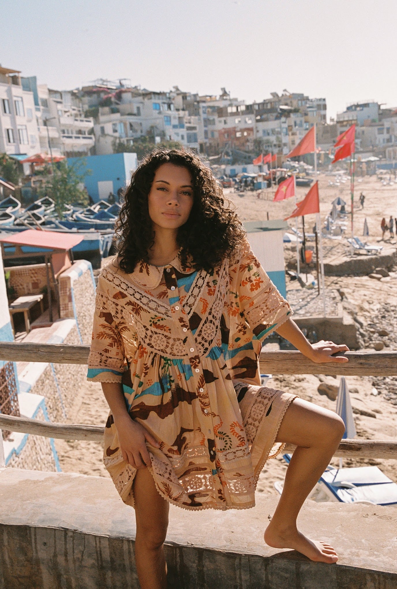 Kinga Csilla | Island Nola Button Down Dress