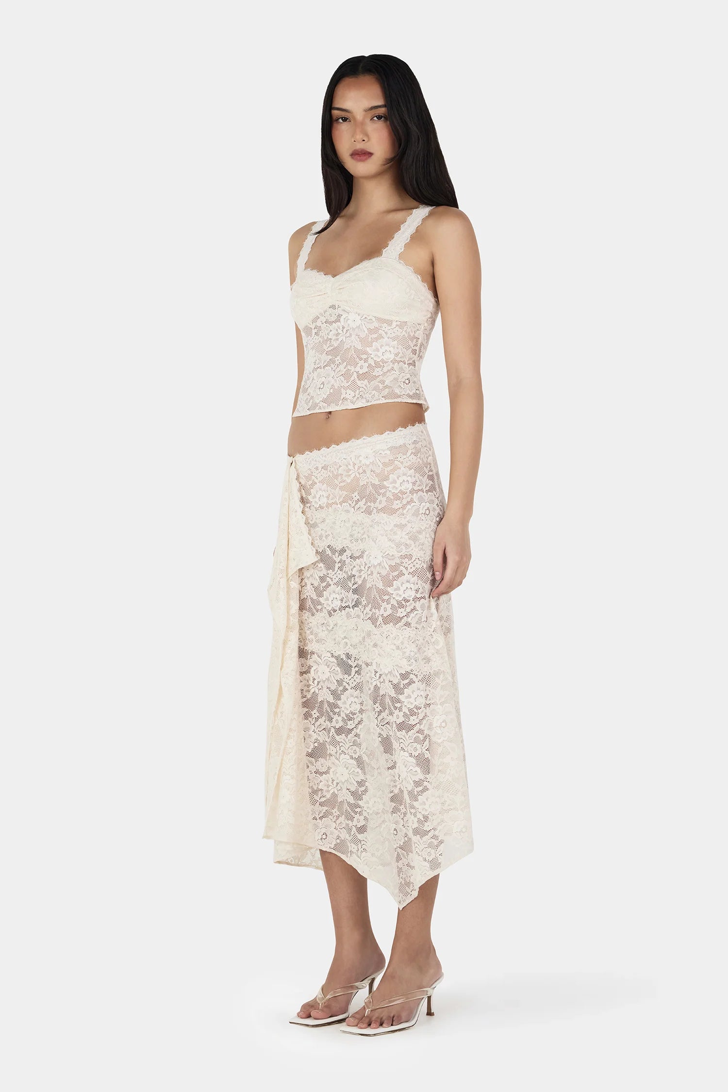 Ownley | Gigi Wrap Skirt - Ivory