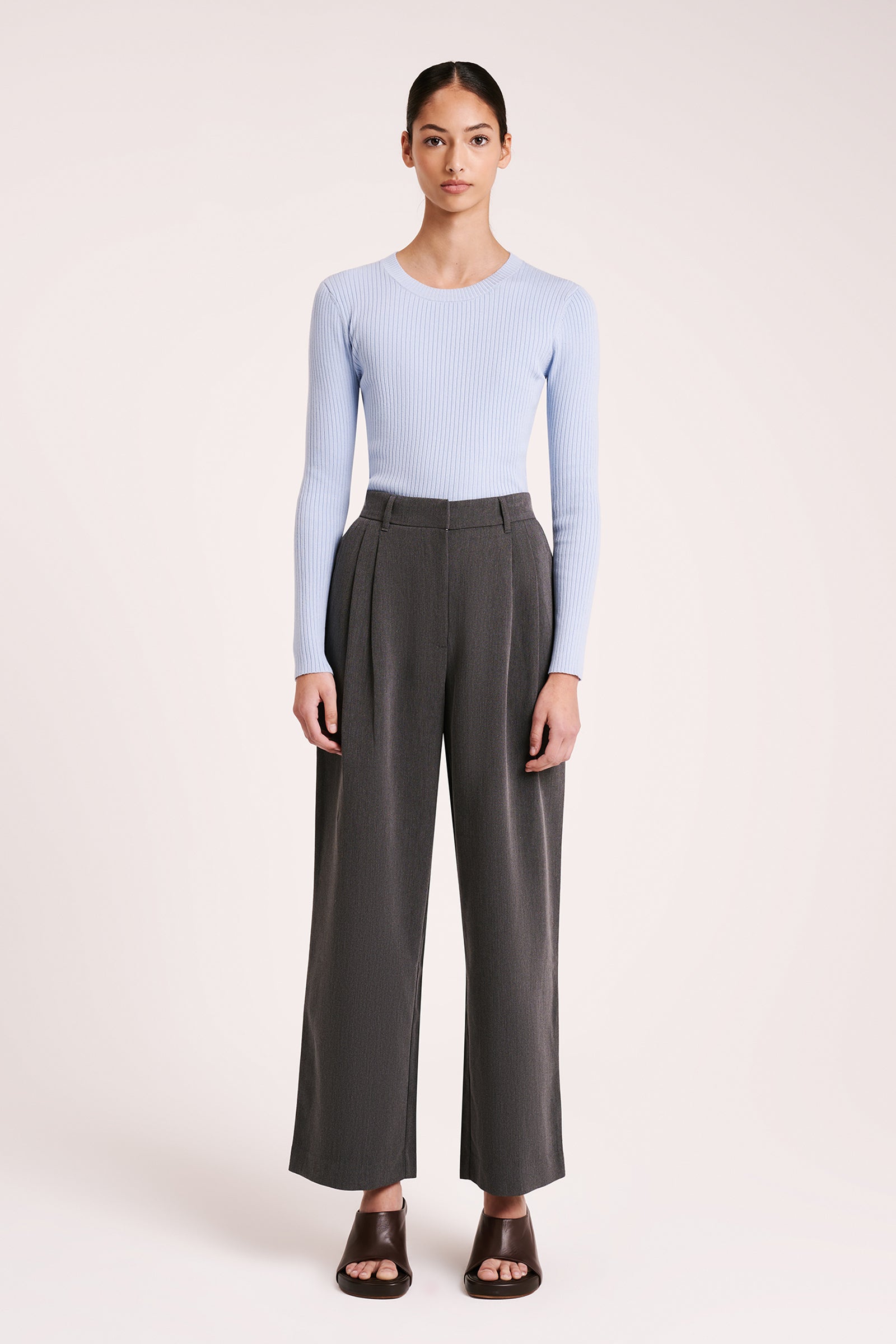 Nude Lucy | Nude Classic Knit - Mineral Blue