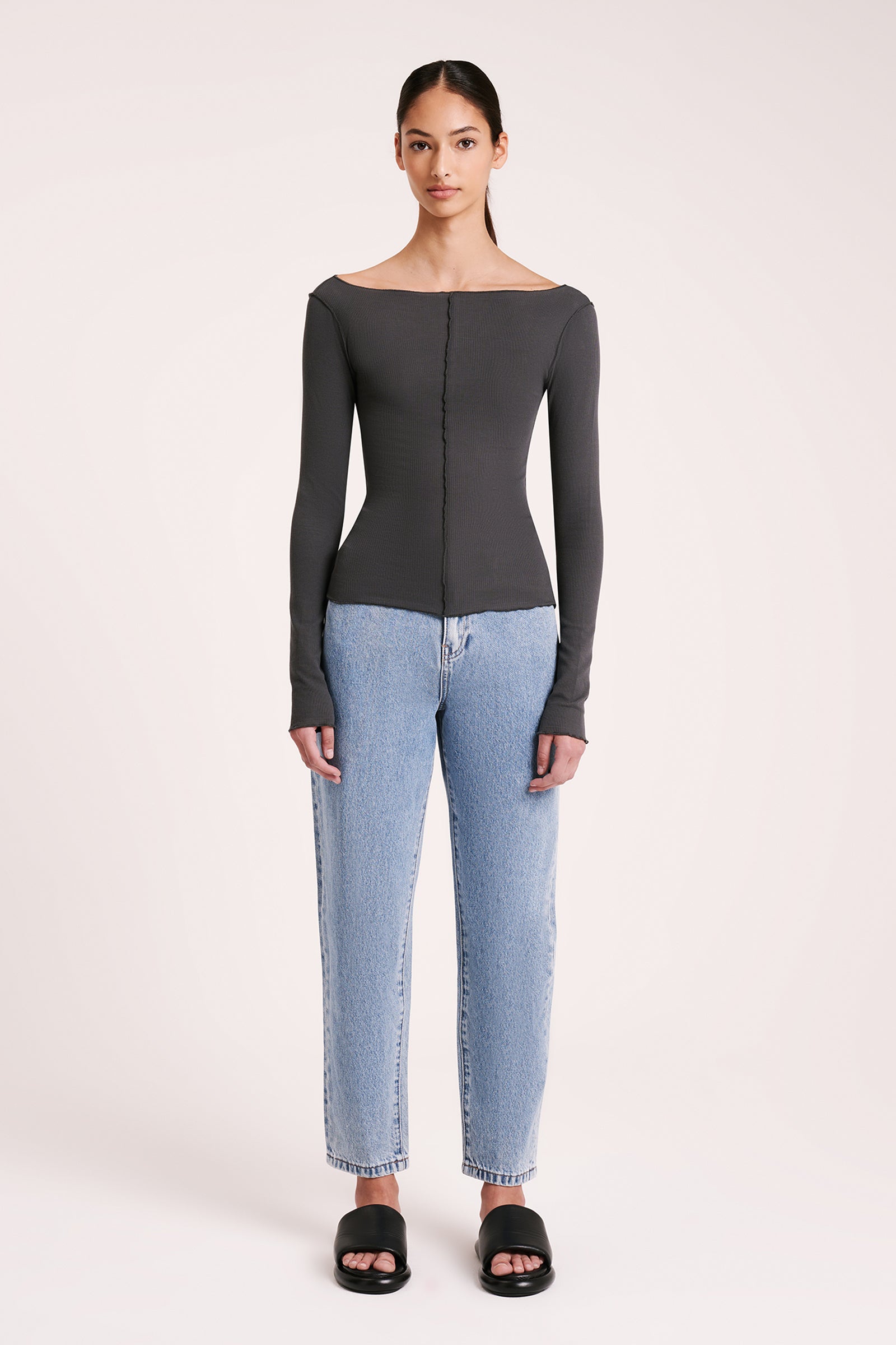 Nude Lucy | Zavi Top - Slate