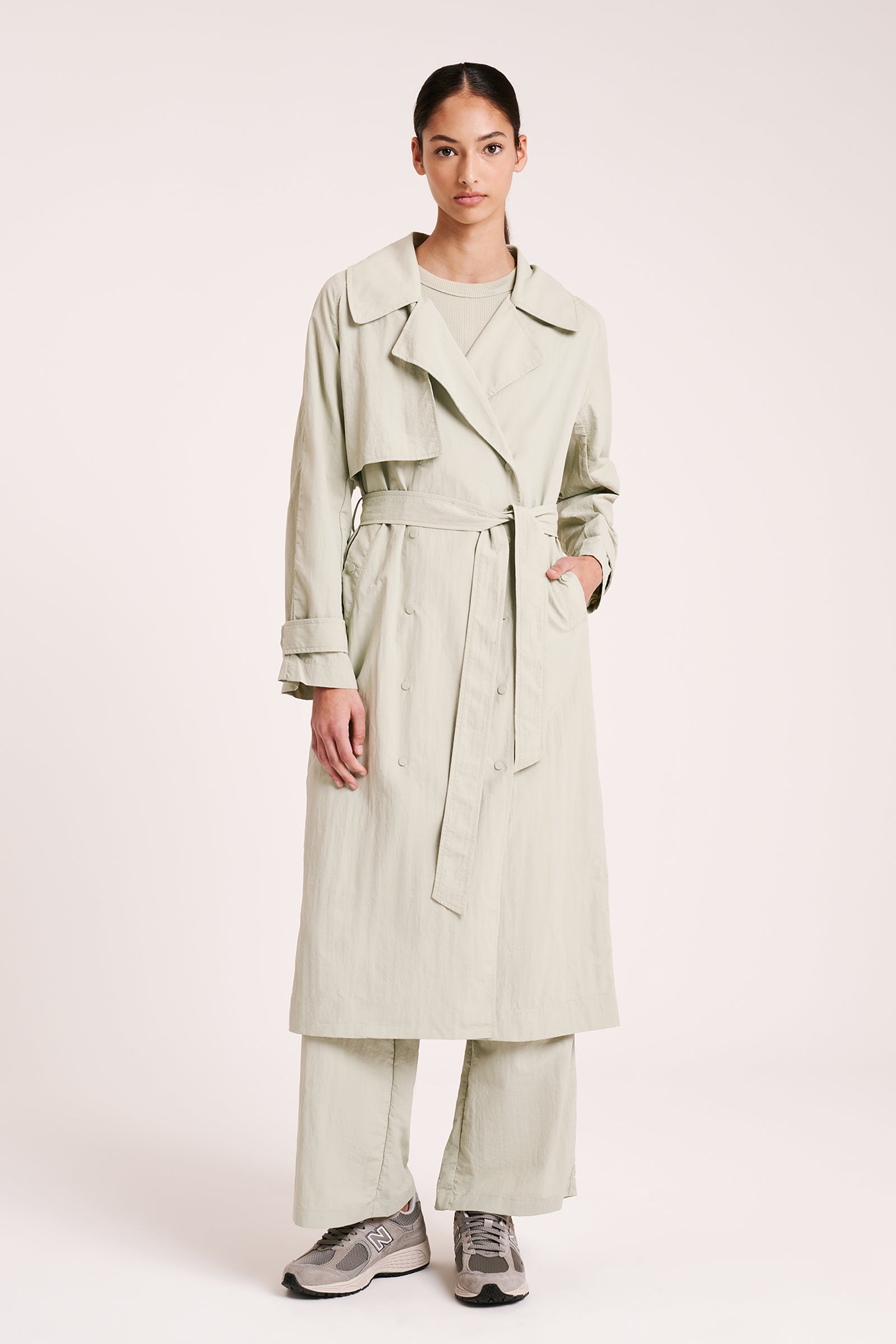 Nude Lucy | Senega Trench Coat - Pistachio
