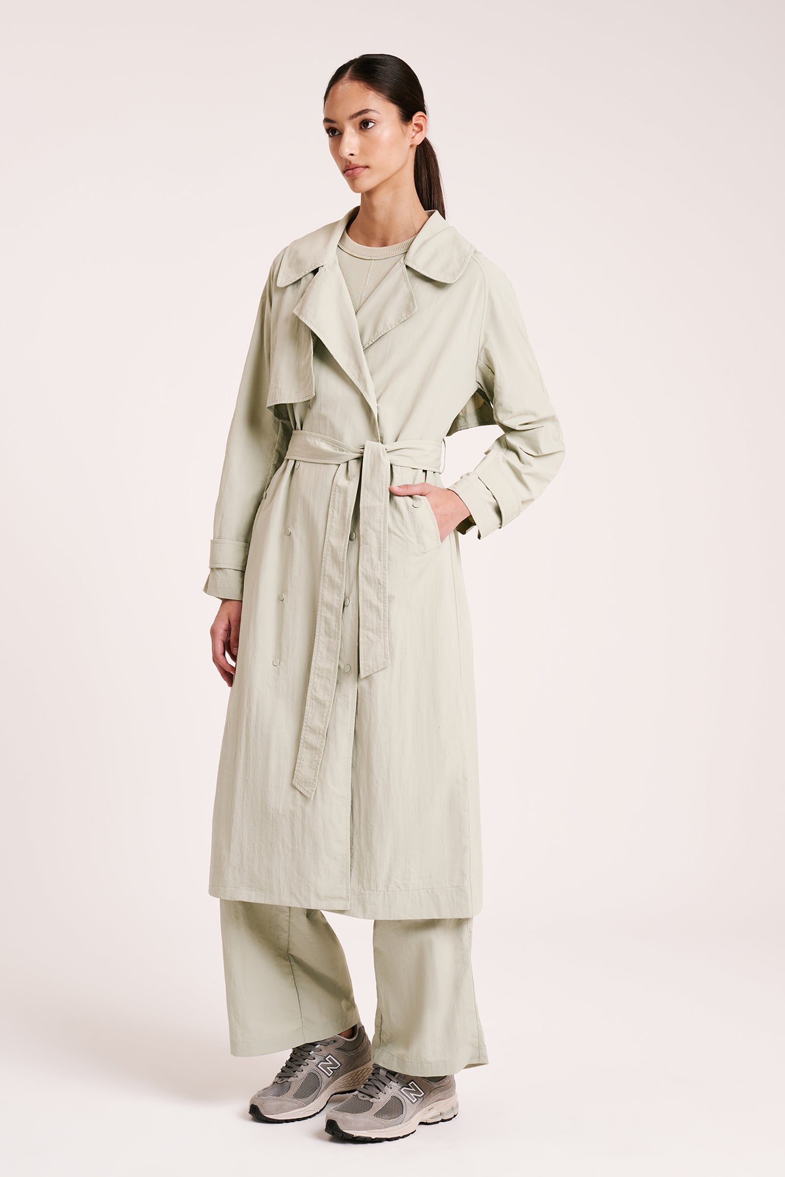 Nude Lucy | Senega Trench Coat - Pistachio