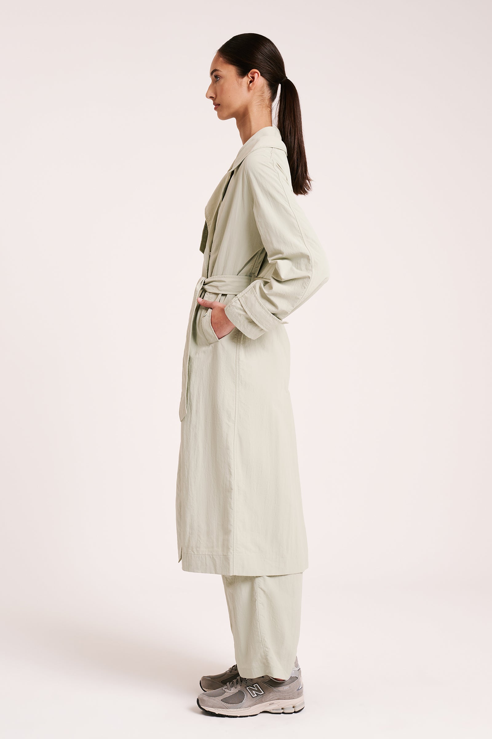 Nude Lucy | Senega Trench Coat - Pistachio
