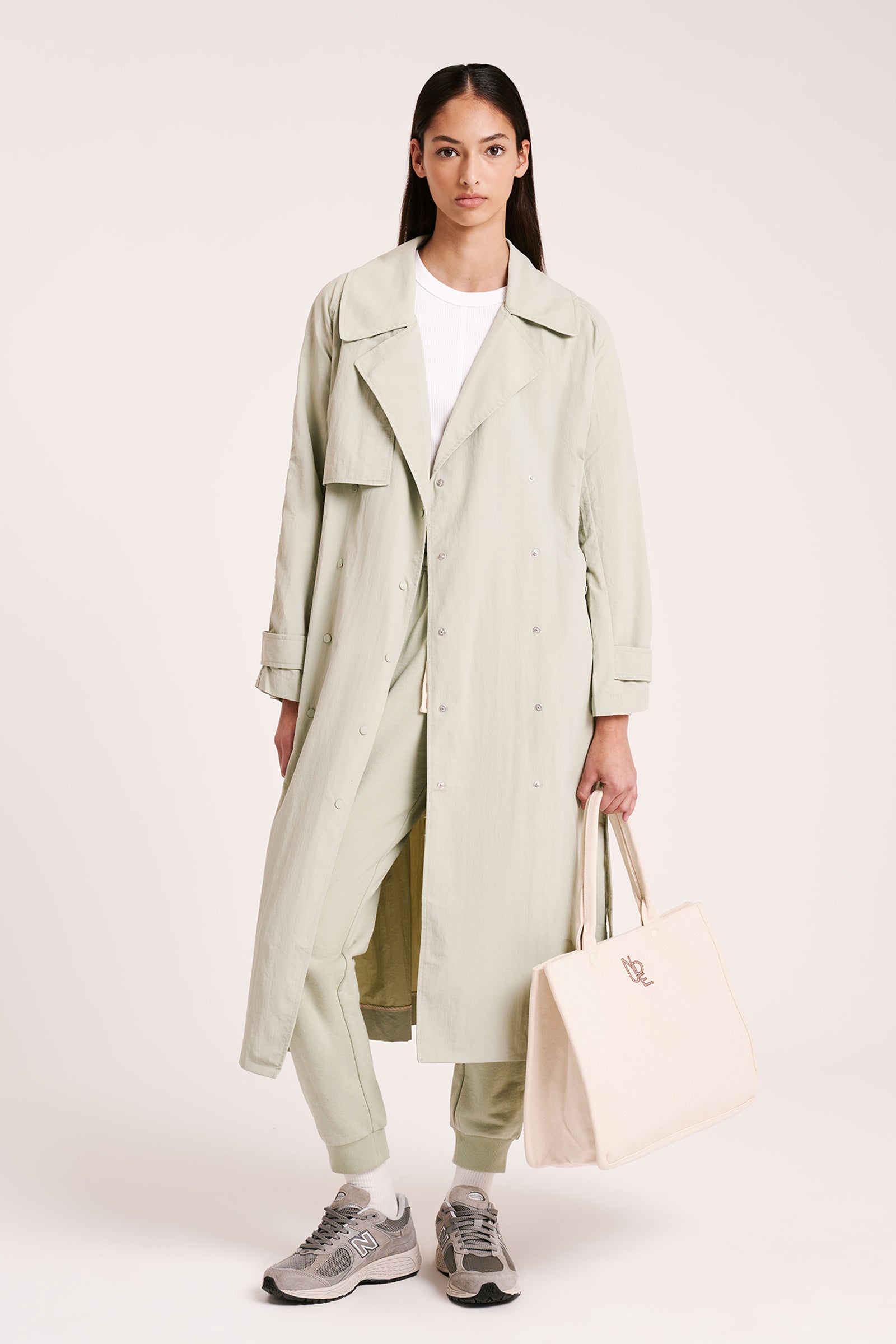 Nude Lucy | Senega Trench Coat - Pistachio