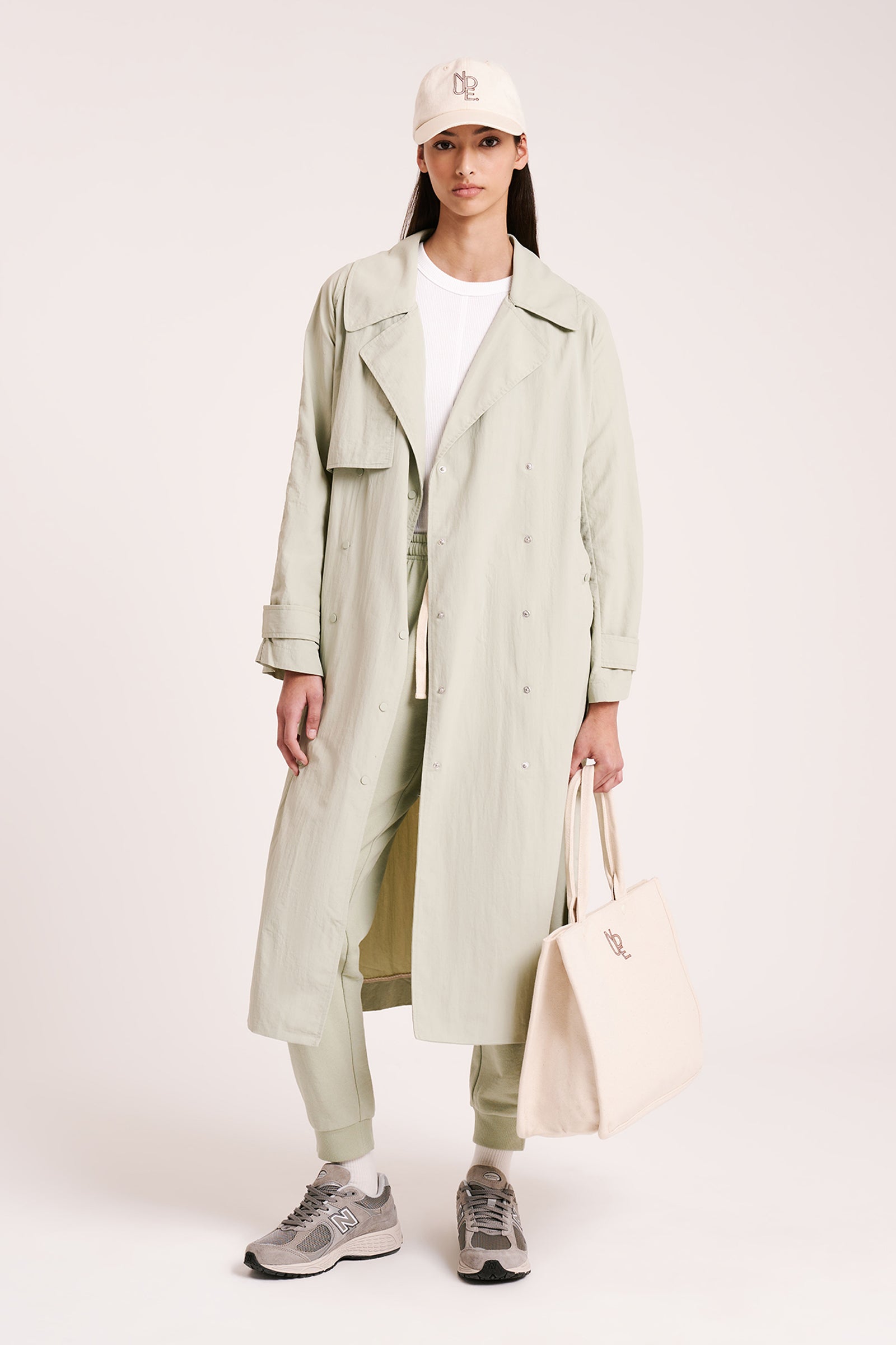 Nude Lucy | Senega Trench Coat - Pistachio