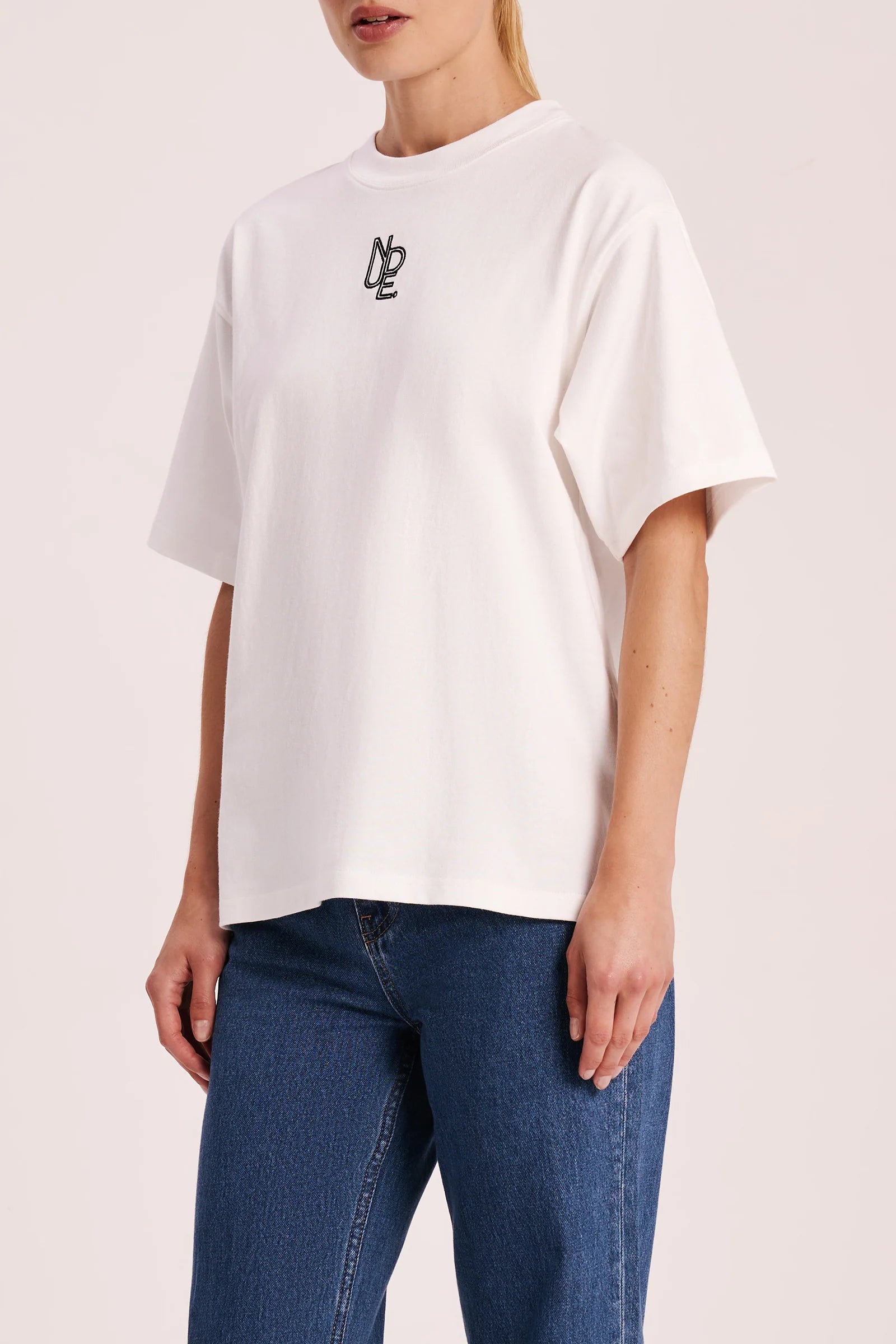 Nude Lucy | Haven Emblem Tee - White