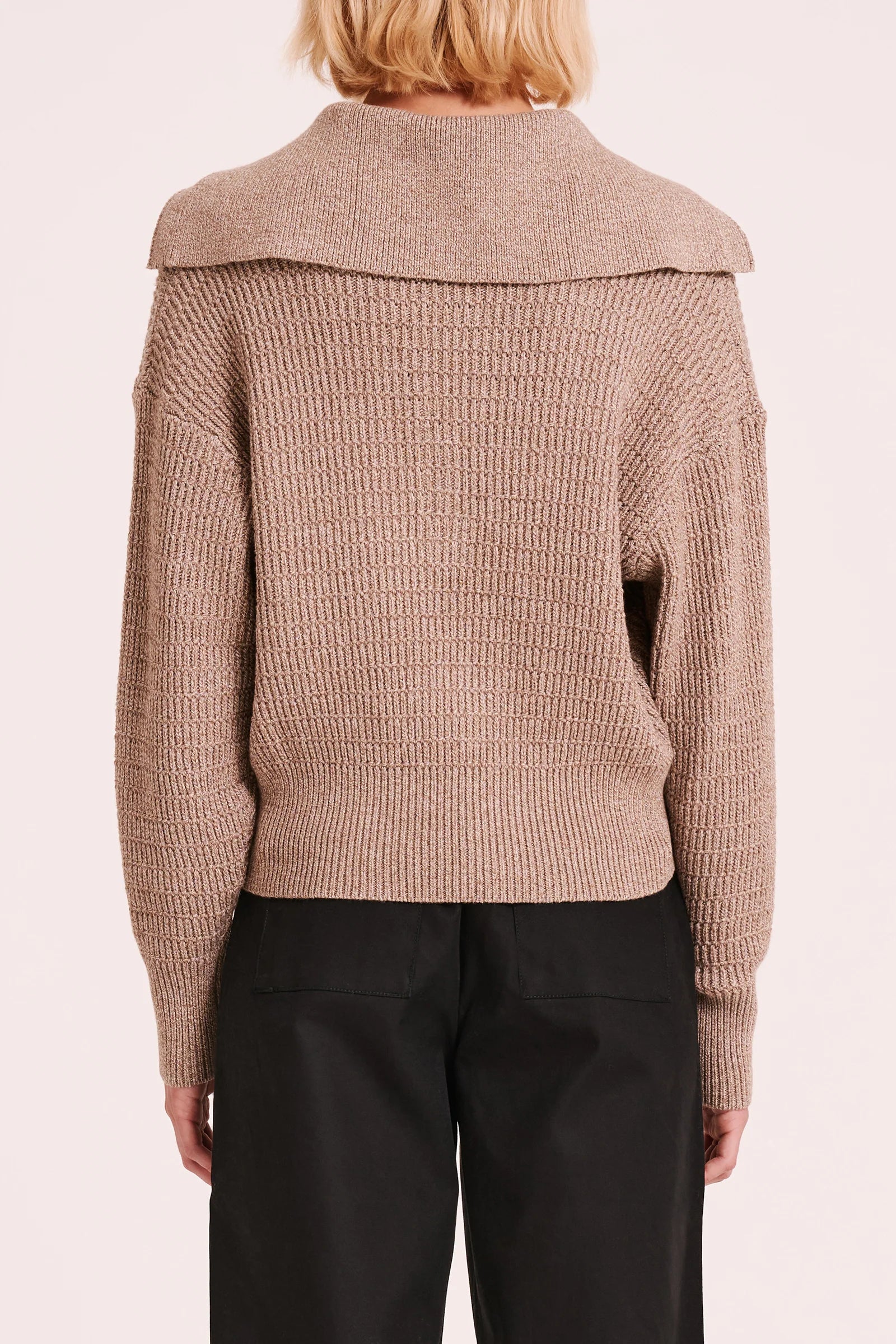 Nude Lucy | Nala Rugby Knit - Pebble