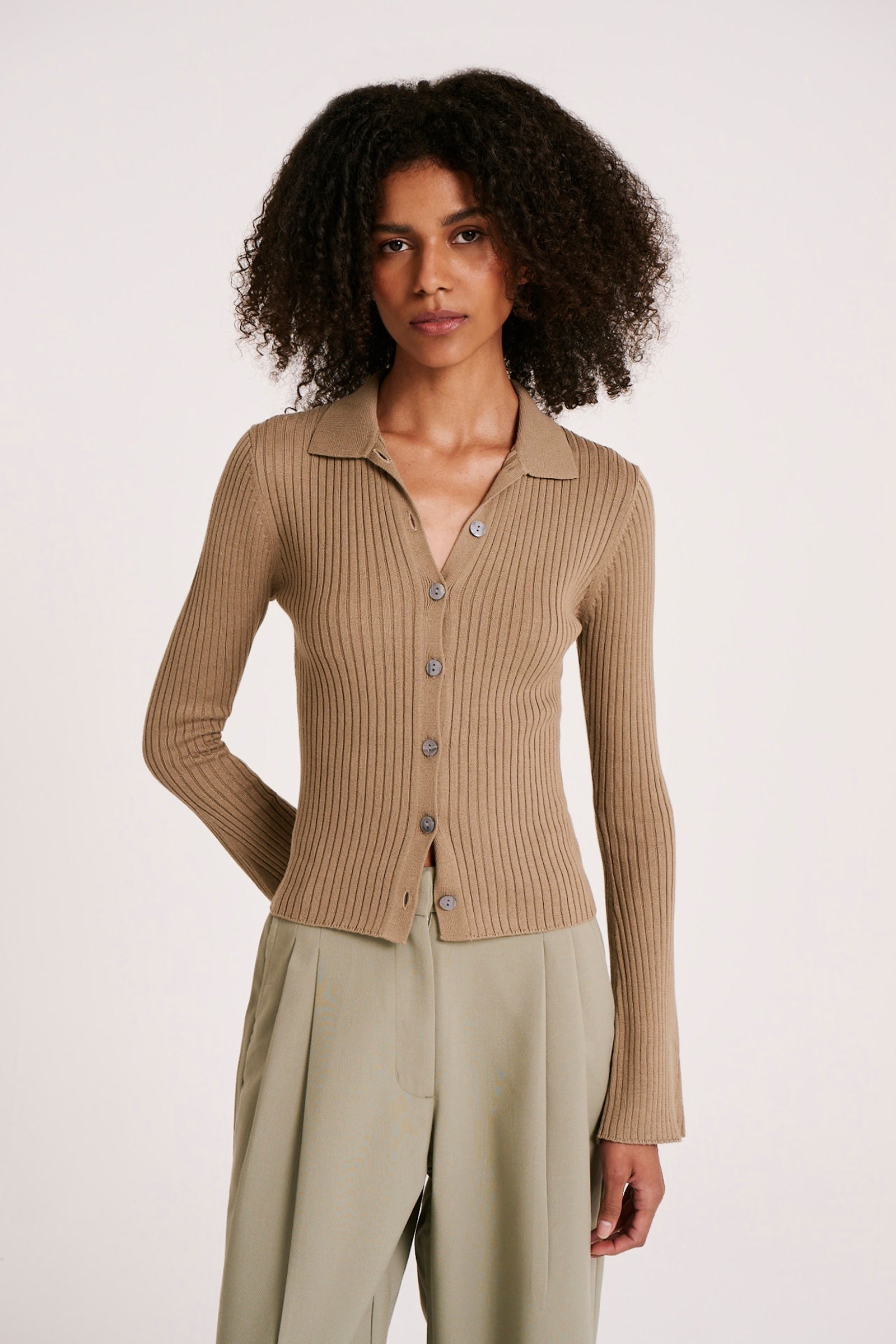 Nude Lucy | Abyss Knit Top - Fog