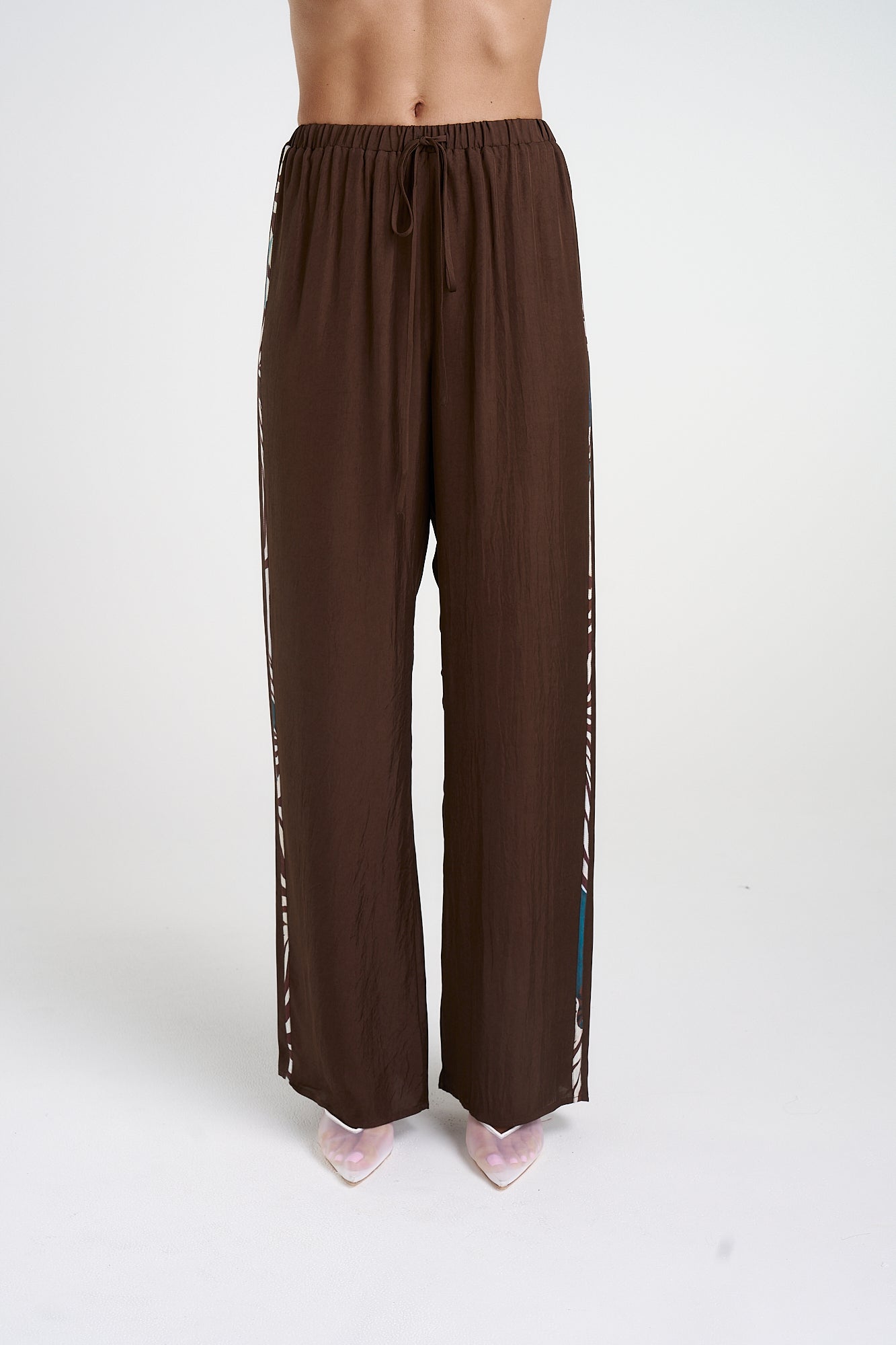Summi Summi | Elastic Pants w/ Stripe - Nautilus