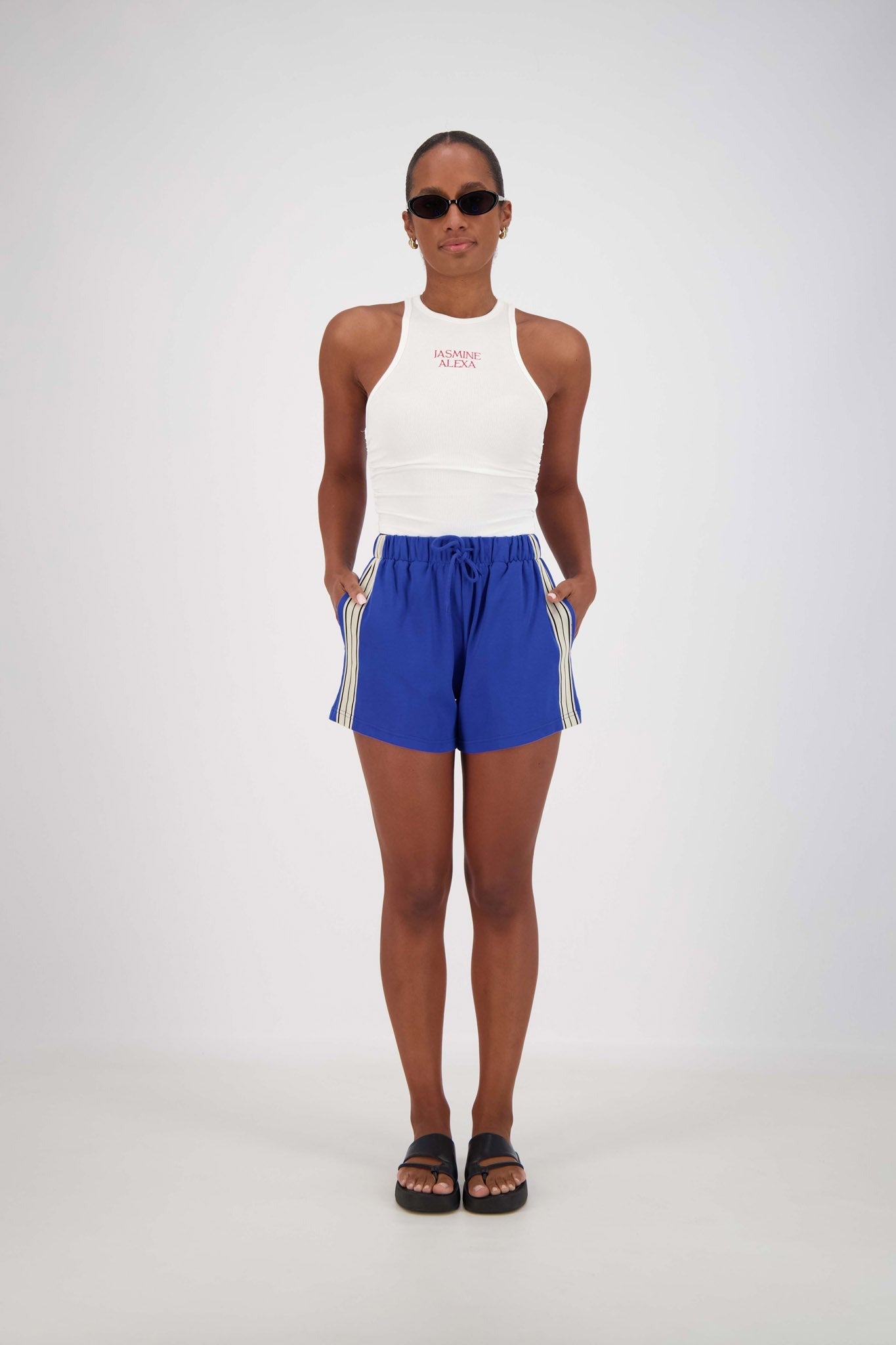 Jasmine Alexa | Panarea Shorts Cobalt Blue