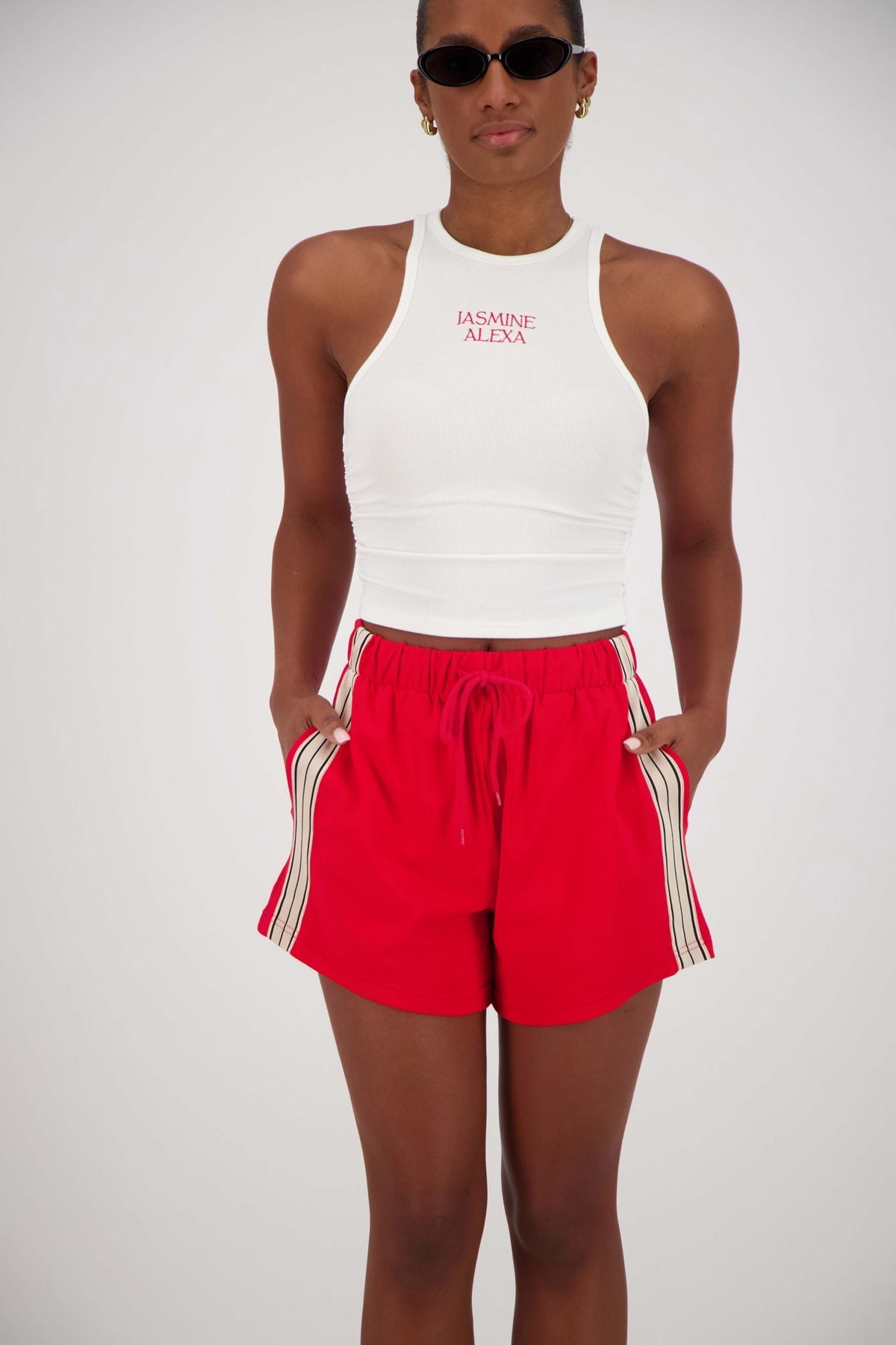 Jasmine Alexa | Panarea Shorts Red