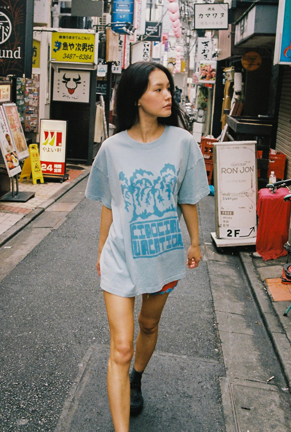 Ciao Ciao Vacation | Palm Core Tee - Blue