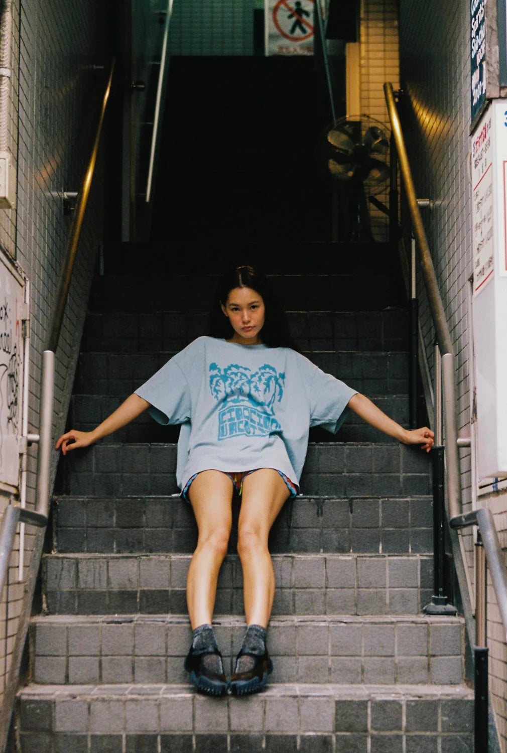 Ciao Ciao Vacation | Palm Core Tee - Blue