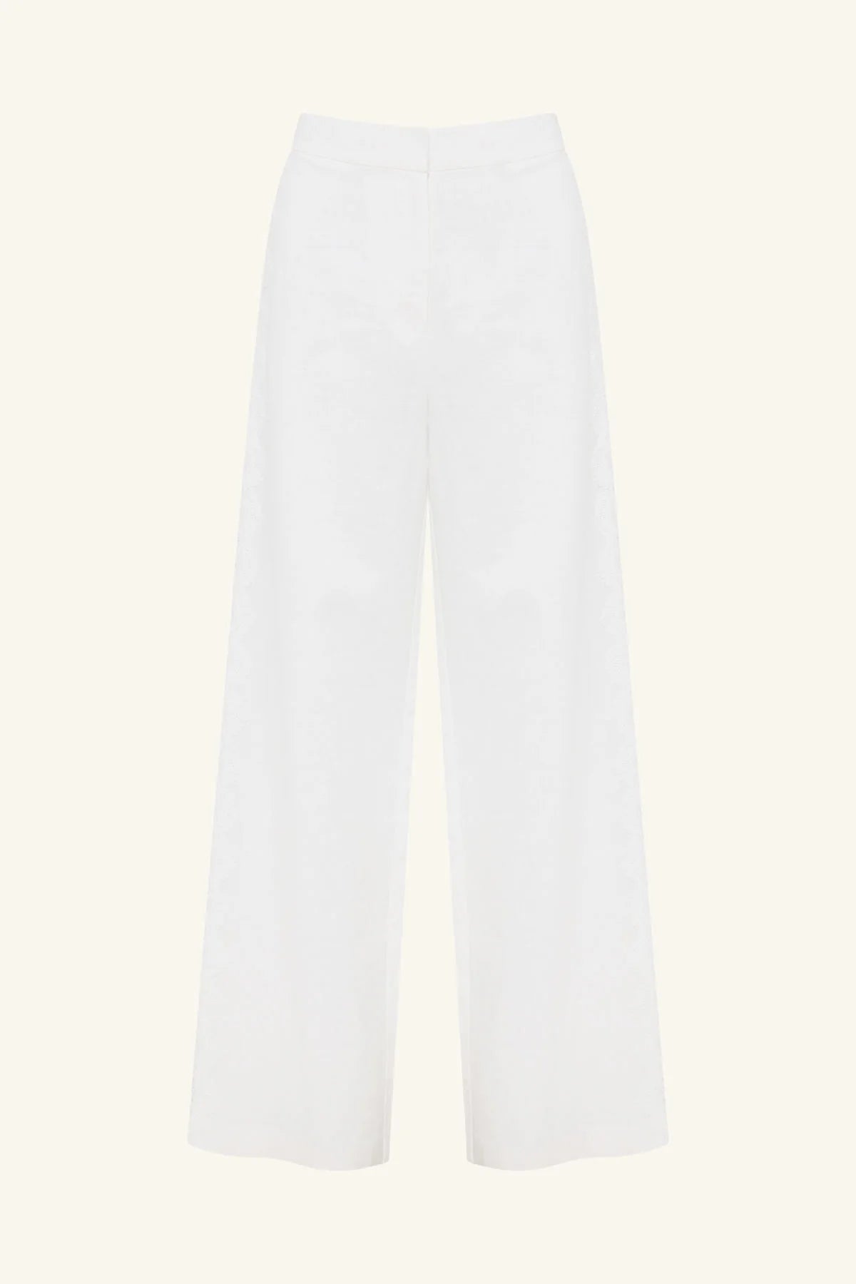 Shona Joy | Toile Lace Wide Leg Pant - Ivory