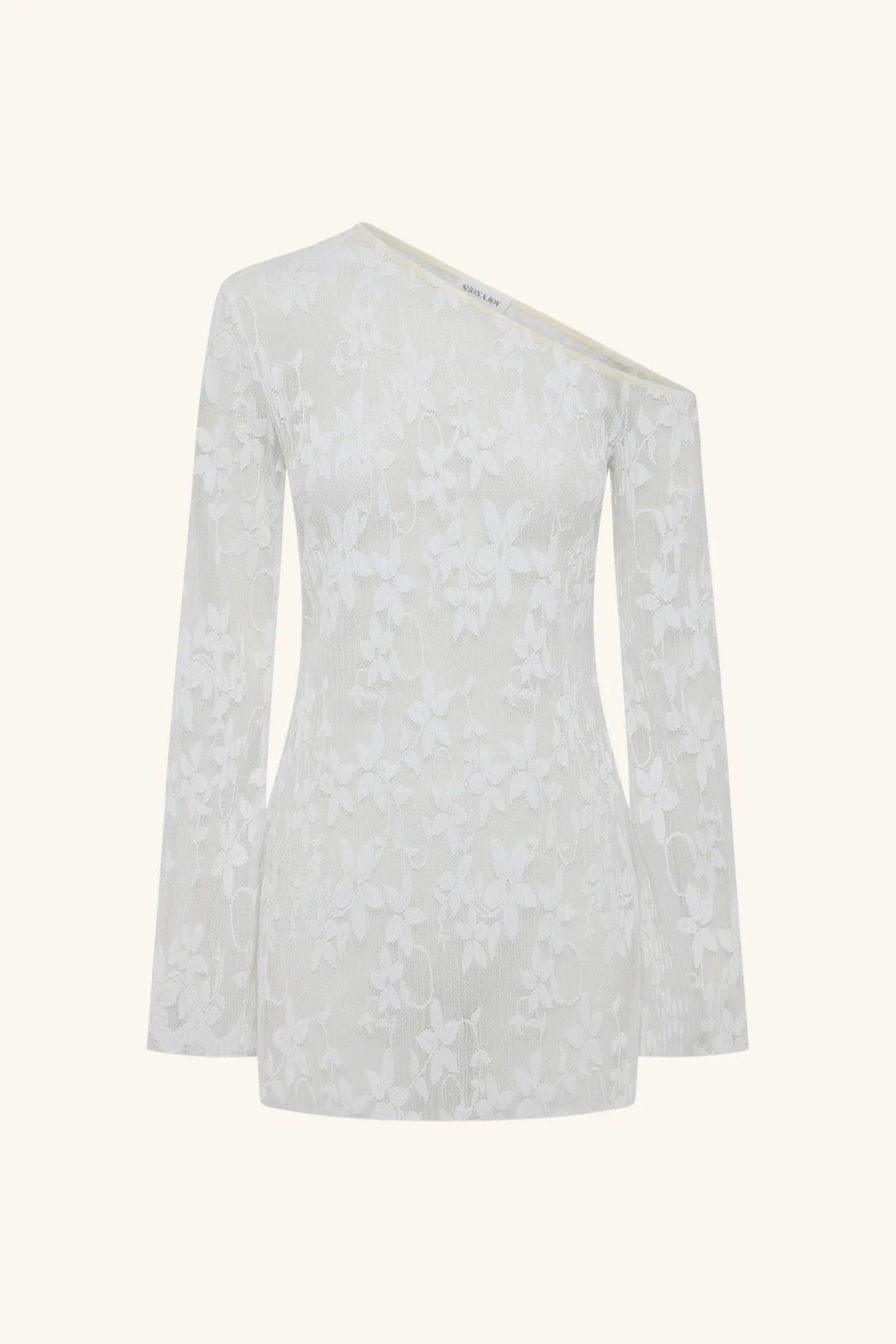 Shona Joy | Binx Asymmetrical Long Sleeve Top - White